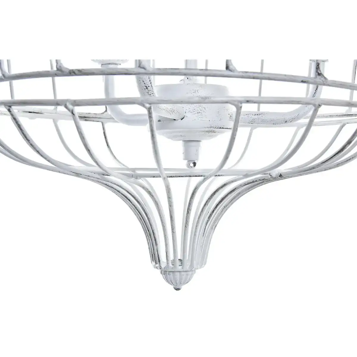 Suspension dkd home decor 37 x 37 x 55 cm metal blanc 25 w_7092. DIAYTAR COTE D'IVOIRE - L'Art de Vivre le Shopping Authentique. Découvrez notre boutique en ligne et trouvez des produits qui incarnent la passion et le savoir-faire du Côte d'Ivoire.