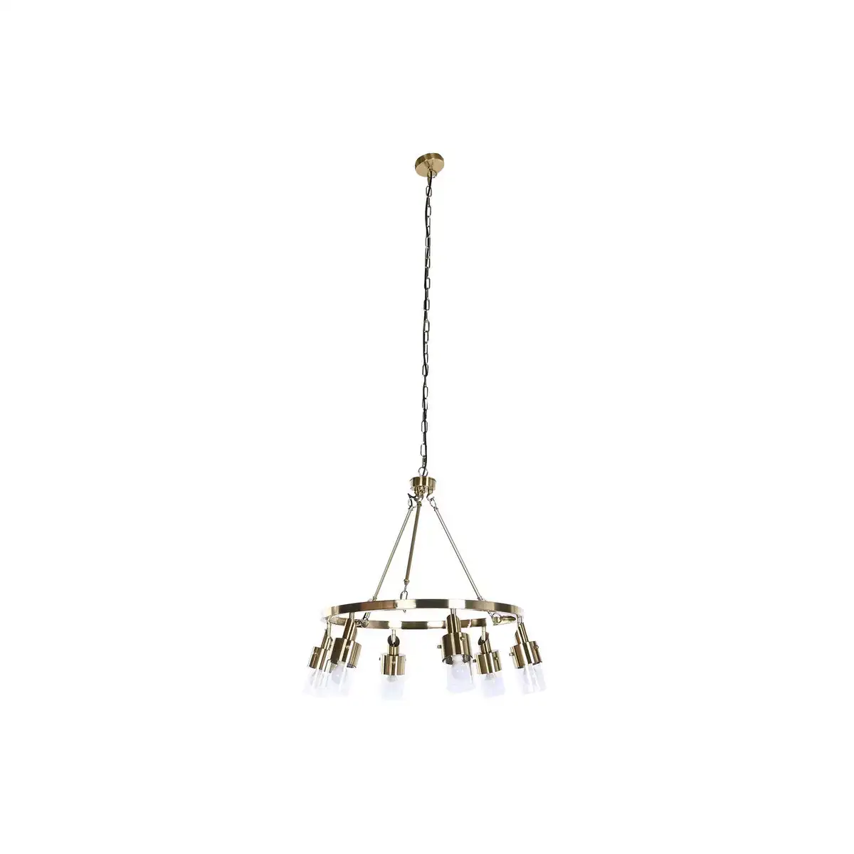 Suspension dkd home decor 66 x 66 x 60 cm verre dore metal 40 w_2512. DIAYTAR COTE D'IVOIRE - Où Choisir Devient une Expérience Personnalisée. Explorez notre boutique en ligne pour découvrir des produits qui s'adaptent à votre style et à votre essence.