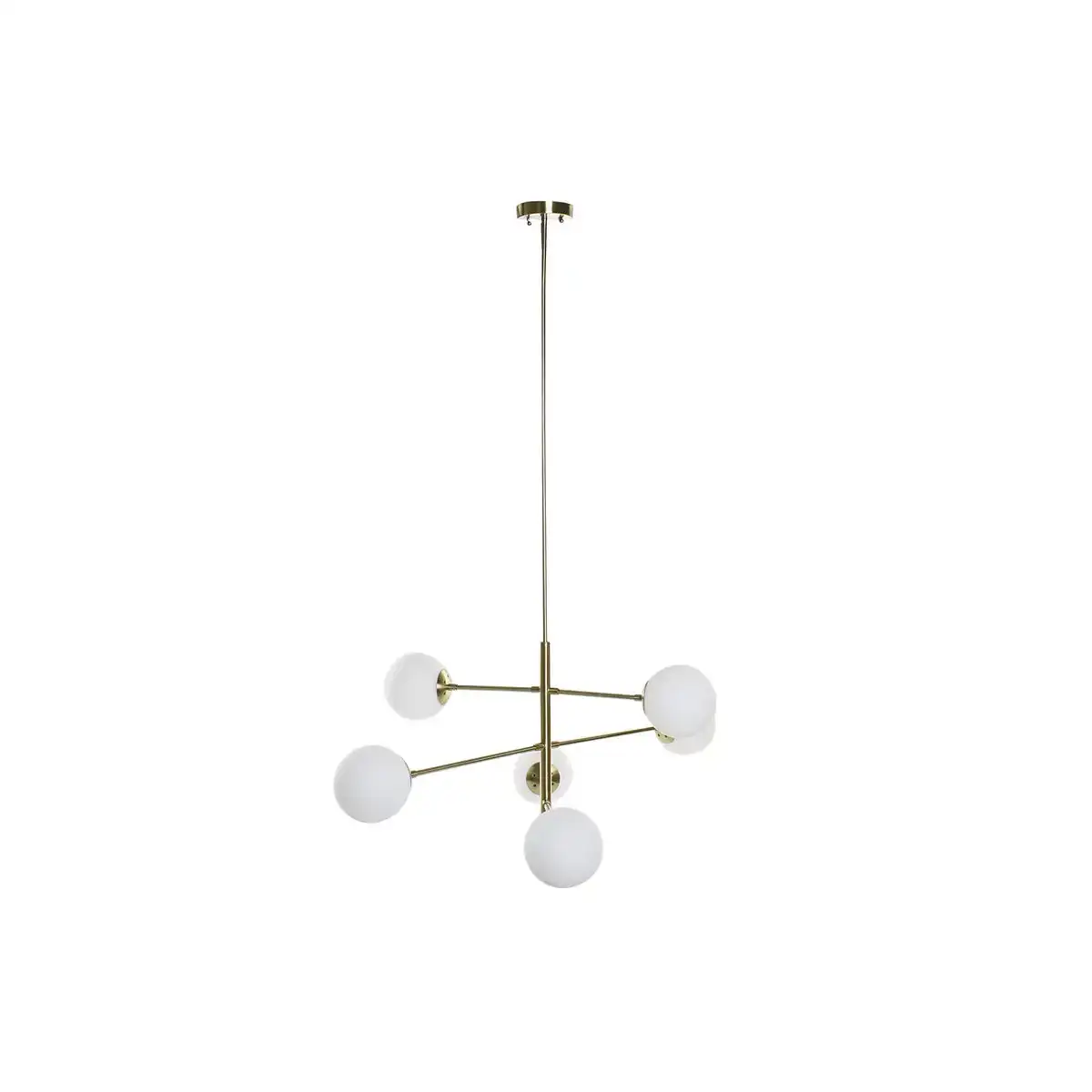 Suspension dkd home decor 96 x 73 x 50 cm verre dore metal blanc 50 w_9447. DIAYTAR COTE D'IVOIRE - Votre Portail vers l'Extraordinaire. Parcourez nos collections et découvrez des produits qui vous emmènent au-delà de l'ordinaire, créant une expérience de shopping mémorable.