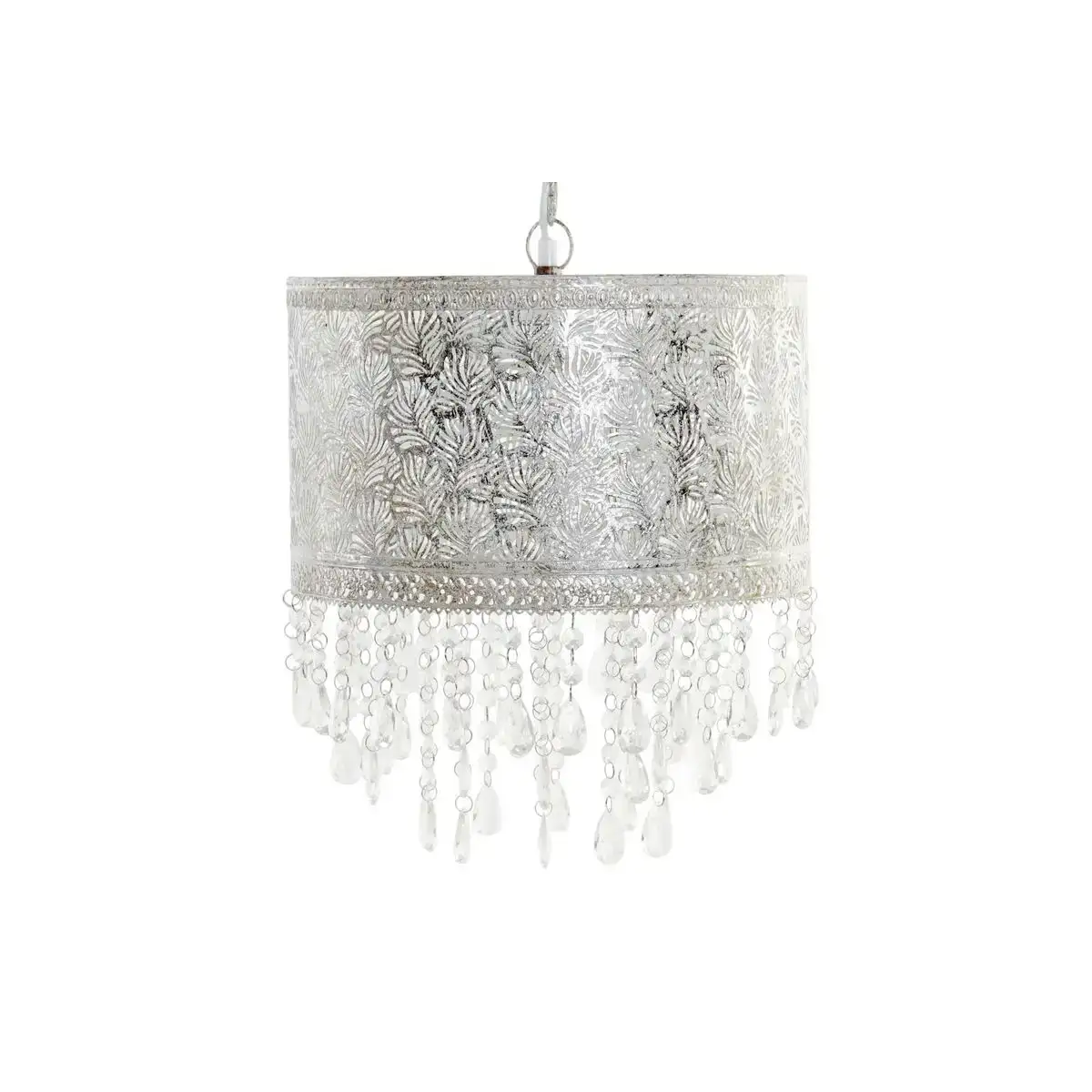 Suspension dkd home decor argente metal_6035. DIAYTAR COTE D'IVOIRE - Là où la Beauté Rencontre la Fonctionnalité. Parcourez notre sélection pour trouver des produits qui allient esthétique et praticité, pour un quotidien sublimé.
