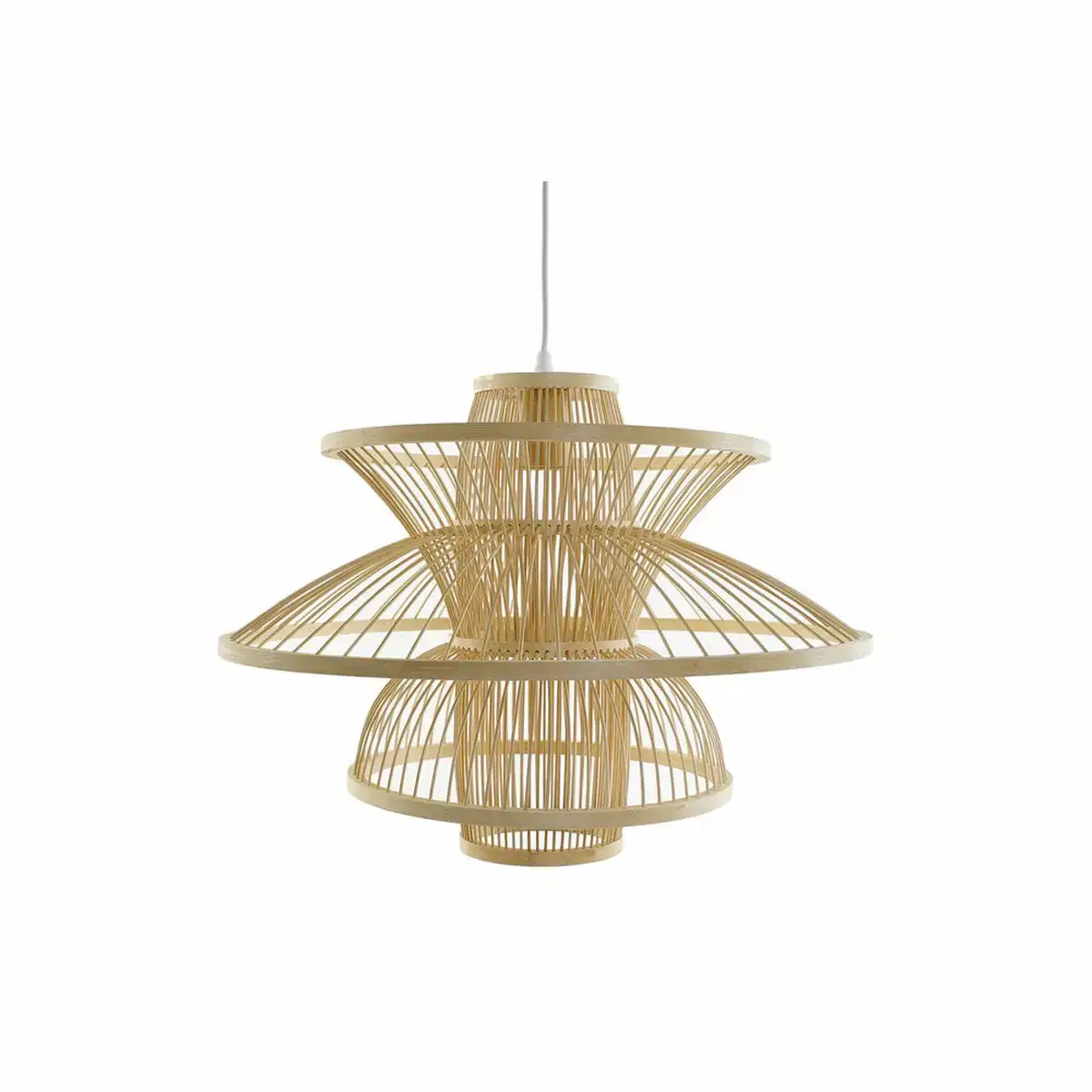 Suspension dkd home decor bambou 50 x 50 x 37 cm _4267. DIAYTAR COTE D'IVOIRE - Là où Chaque Produit Est une Trouvaille. Parcourez notre catalogue diversifié et découvrez des articles qui enrichiront votre quotidien, du pratique à l'insolite.
