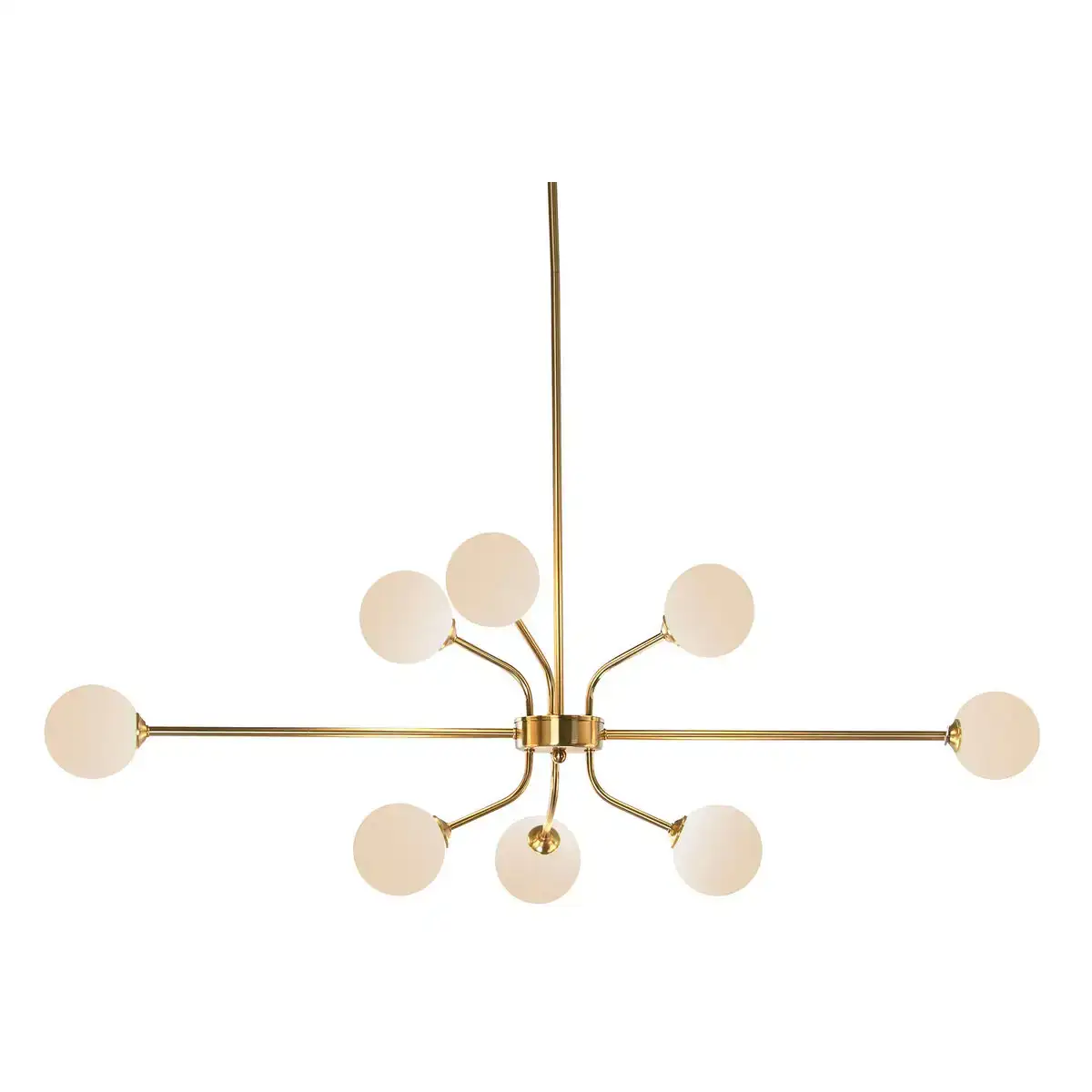 Suspension dkd home decor blanc dore metal verre 9 w 110 x 38 x 38 cm_1548. DIAYTAR COTE D'IVOIRE - Votre Destination de Shopping Authentique au Côte d'Ivoire. Plongez dans notre boutique en ligne pour découvrir des produits qui célèbrent la riche culture et l'artisanat du pays.