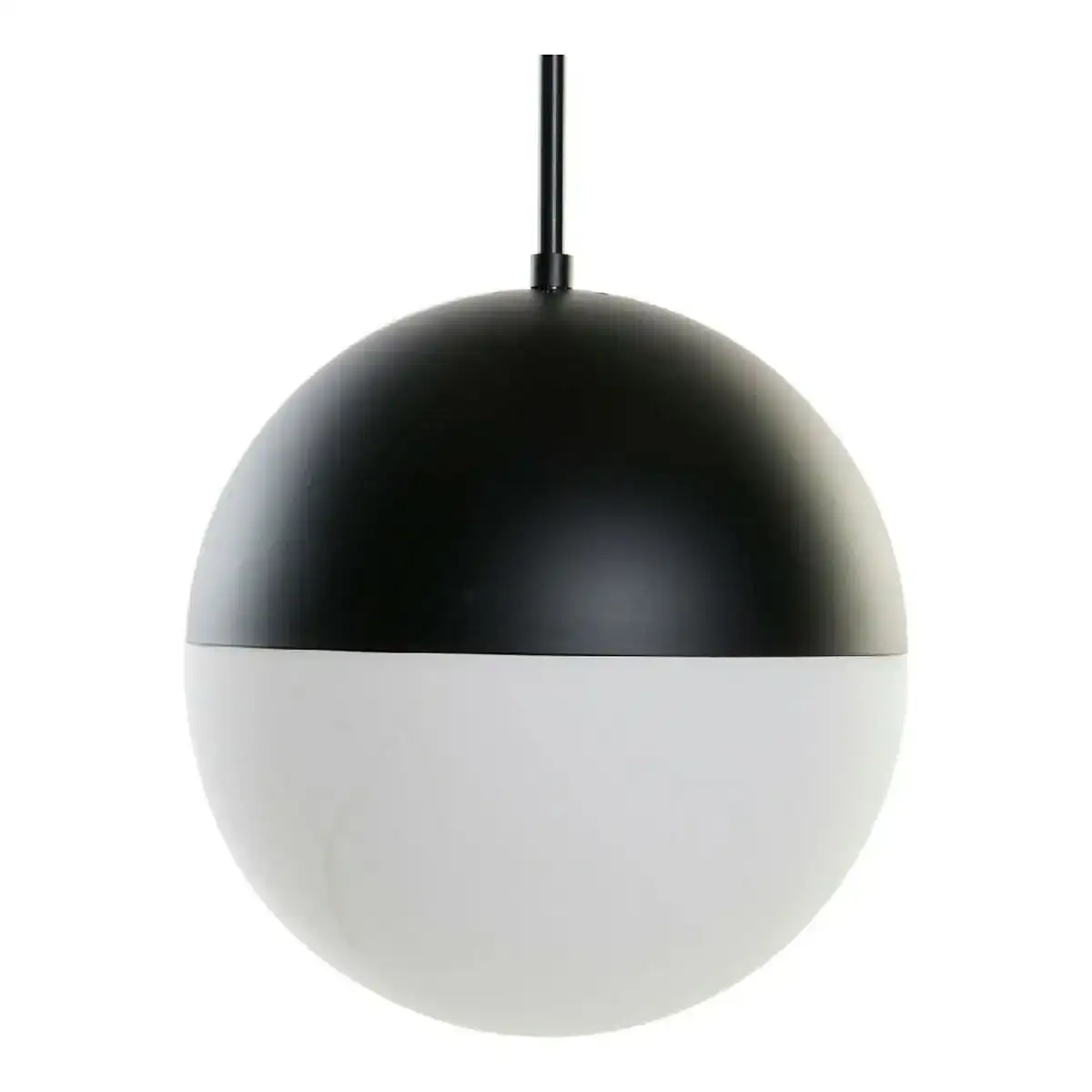 Suspension dkd home decor blanc noir metal verre 220 v 50 w 30 x 30 x 60 cm _1345. DIAYTAR COTE D'IVOIRE - Là où Chaque Achat a du Sens. Explorez notre gamme et choisissez des produits qui racontent une histoire, votre histoire.