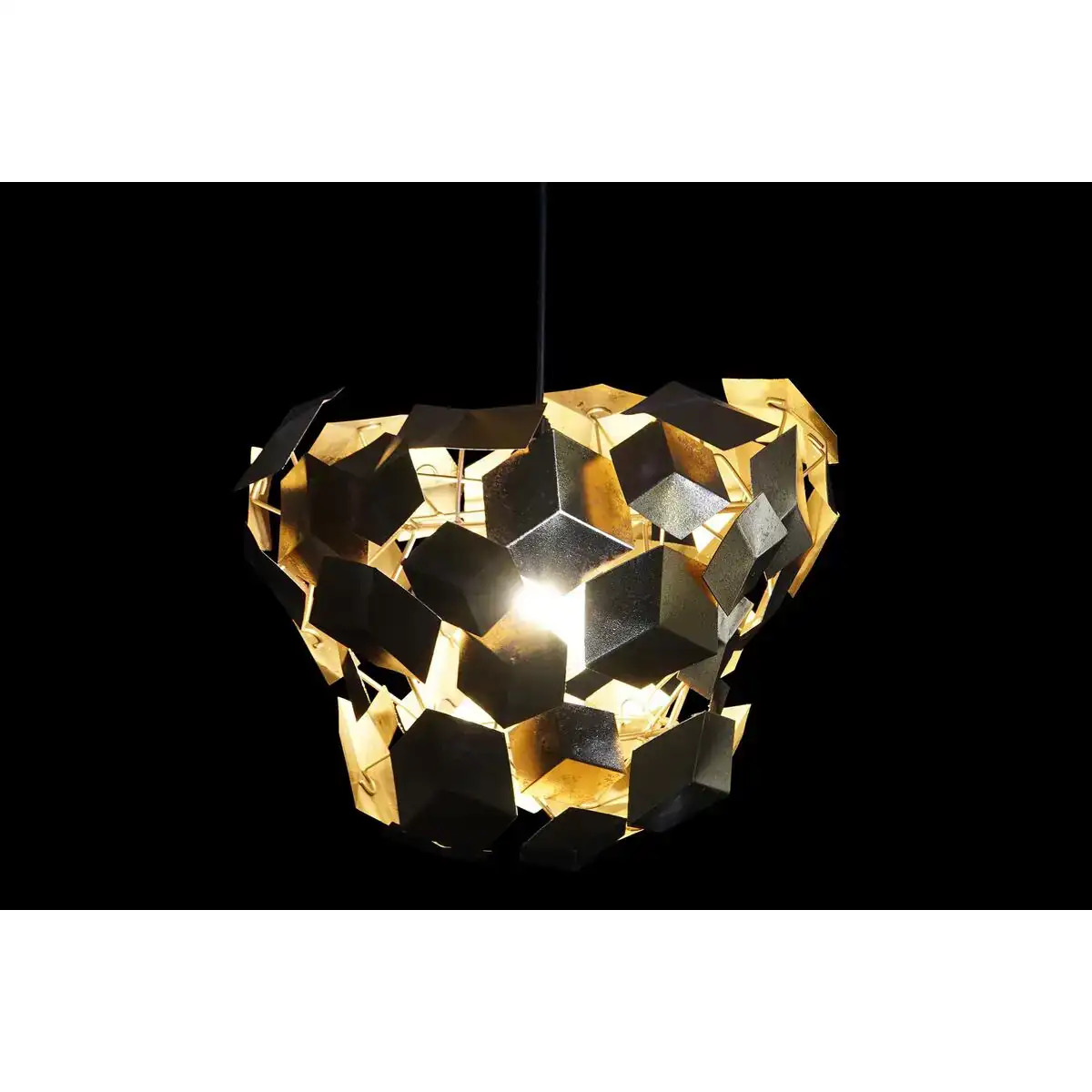 Suspension dkd home decor dore 220 v 50 w 47 x 47 x 37 cm _5181. DIAYTAR COTE D'IVOIRE - Où Choisir est un Acte d'Amour pour le Côte d'Ivoire. Explorez notre boutique en ligne et choisissez des articles qui célèbrent la culture et l'artisanat du pays.