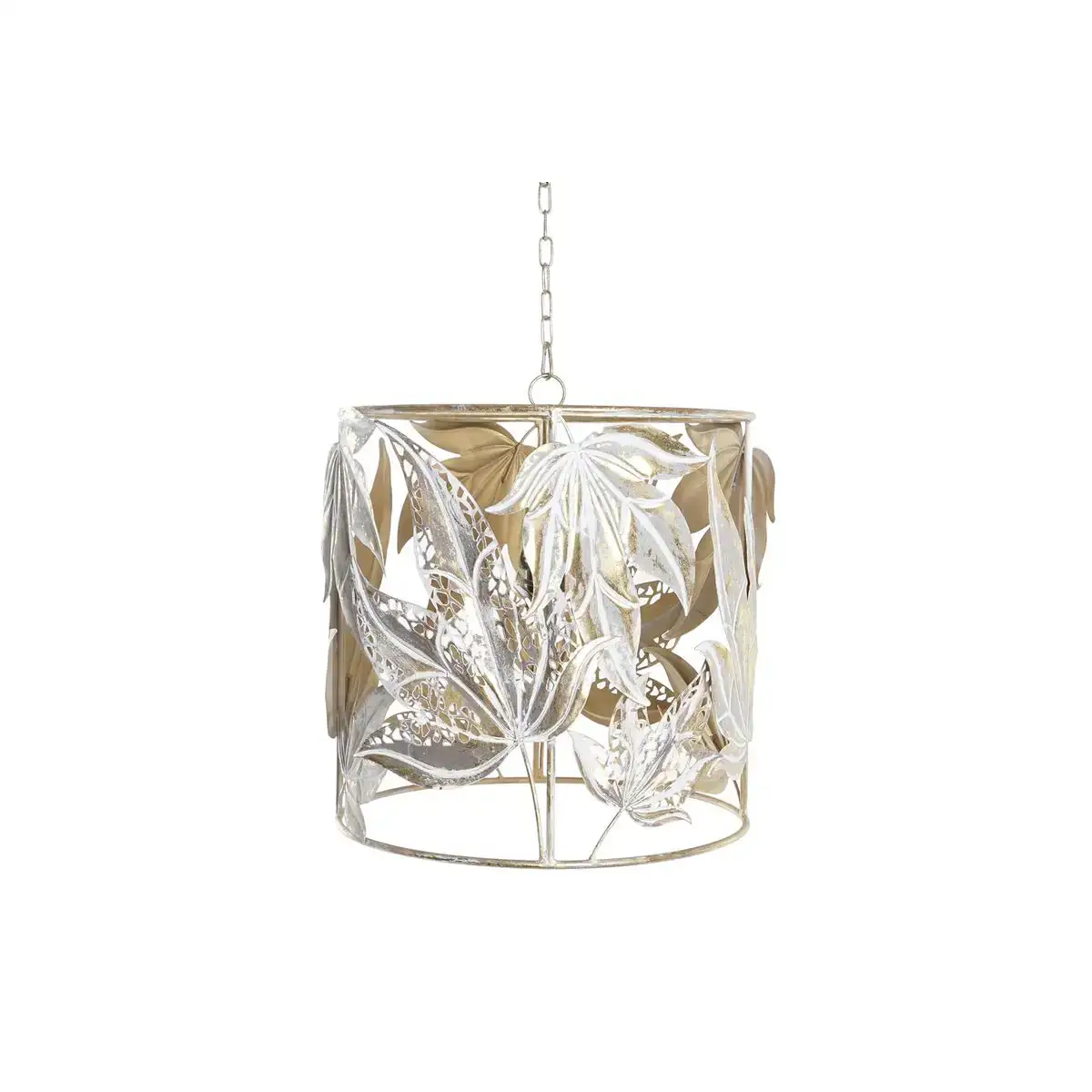 Suspension dkd home decor gris dore 49 x 49 x 48 cm _4913. DIAYTAR COTE D'IVOIRE - Où la Tradition s'Harmonise avec le Moderne. Parcourez notre gamme diversifiée et choisissez des produits qui révèlent l'âme du Côte d'Ivoire.
