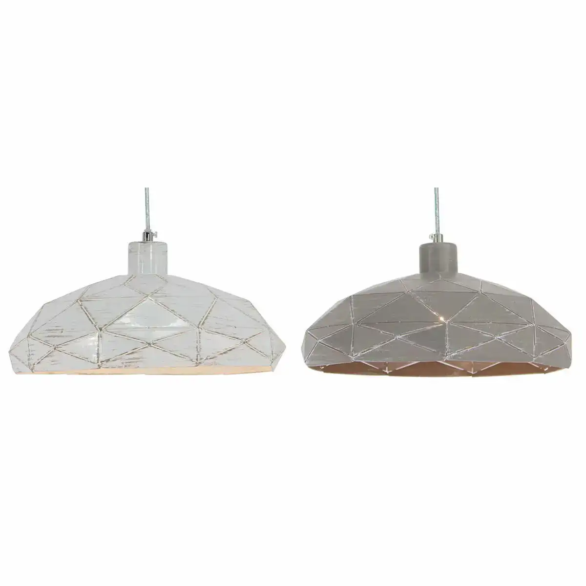 Suspension dkd home decor gris metal blanc 220 v 50 w 32 x 32 x 15 cm urbaine 2 unites _4866. Entrez dans l'Univers de DIAYTAR COTE D'IVOIRE - Où Choisir est un Voyage. Explorez notre gamme diversifiée et trouvez des articles qui répondent à tous vos besoins et envies.