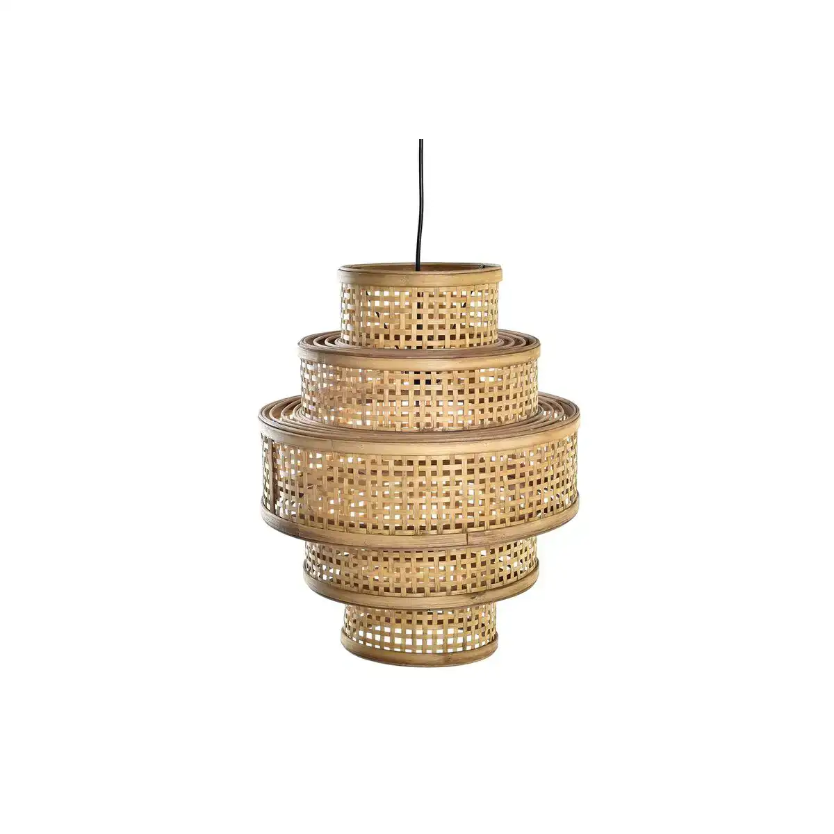 Suspension dkd home decor marron bambou 50 w 41 x 41 x 48 cm_1243. Entrez dans l'Univers de DIAYTAR COTE D'IVOIRE - Où Choisir est un Plaisir. Explorez notre gamme variée et trouvez des articles qui parlent à votre cœur et à votre style.