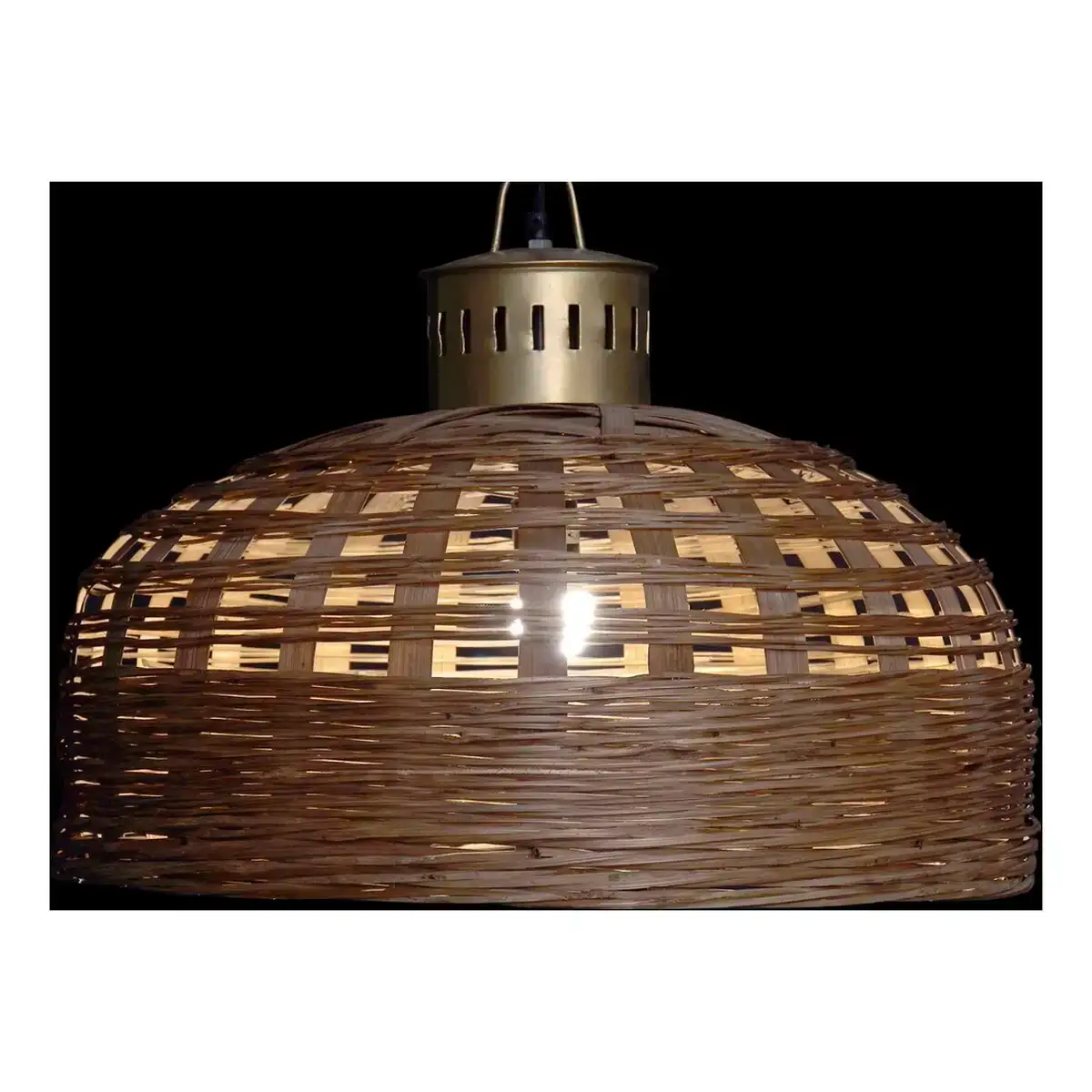 Suspension dkd home decor metal bambou 56 x 56 x 43 cm _9239. DIAYTAR COTE D'IVOIRE - Où Choisir est un Plaisir Responsable. Explorez notre boutique en ligne et adoptez des produits qui reflètent notre engagement envers la durabilité.