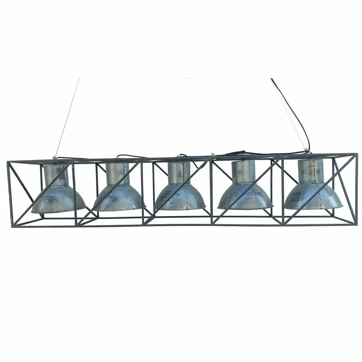 Suspension dkd home decor multiposition 115 x 24 x 24 cm noir gris metal 50 w_7718. DIAYTAR COTE D'IVOIRE - Votre Plateforme pour un Shopping Inspiré. Explorez nos offres variées et découvrez des articles qui stimulent votre créativité et embellissent votre vie.