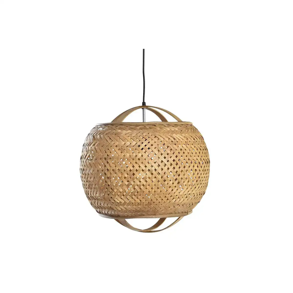 Suspension dkd home decor naturel 50 w 40 x 40 x 40 cm _2750. DIAYTAR COTE D'IVOIRE - Votre Passage vers la Découverte. Explorez notre boutique en ligne pour trouver des trésors qui vous attendent, du traditionnel à l'avant-garde.
