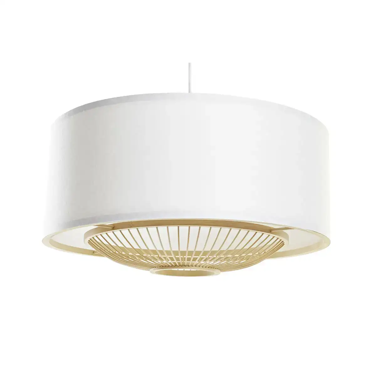 Suspension dkd home decor naturel bois blanc bambou 50 x 50 x 30 cm 50 w_5429. DIAYTAR COTE D'IVOIRE - Où Chaque Sélection Vous Parle. Parcourez nos catégories et découvrez des produits qui reflètent vos passions et vos besoins, pour un shopping personnel et inspirant.