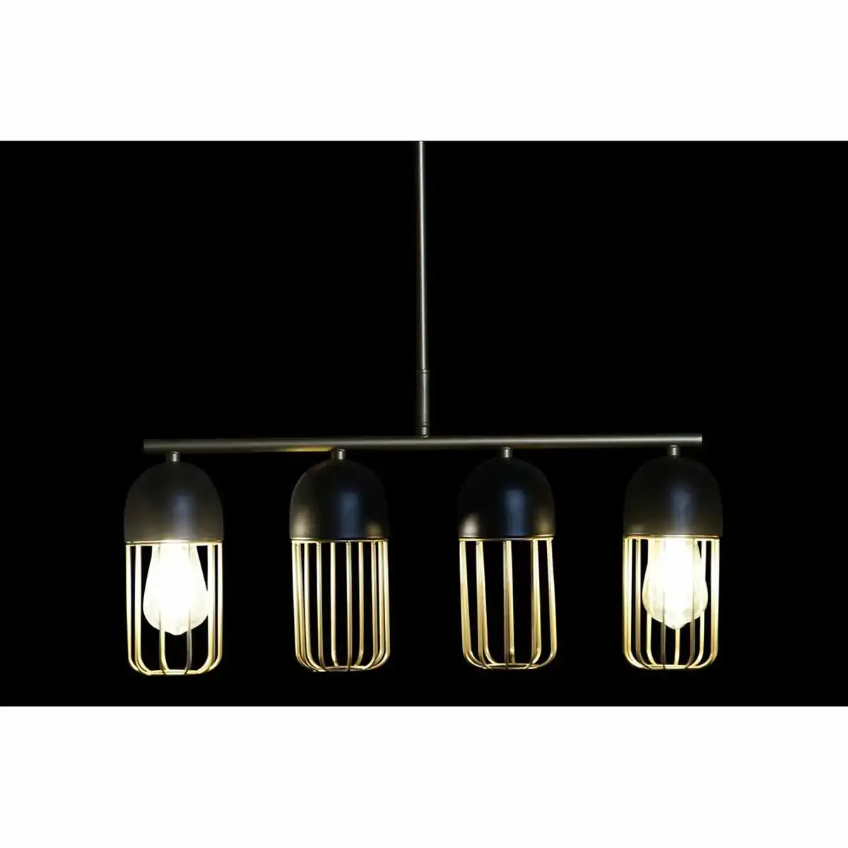 Suspension dkd home decor noir dore 220 v 50 w 60 x 11 x 26 cm _2508. DIAYTAR COTE D'IVOIRE - Où Choisir est une Célébration de l'Artisanat Local. Découvrez notre boutique en ligne et choisissez des produits qui incarnent la passion des artisans sénégalais.
