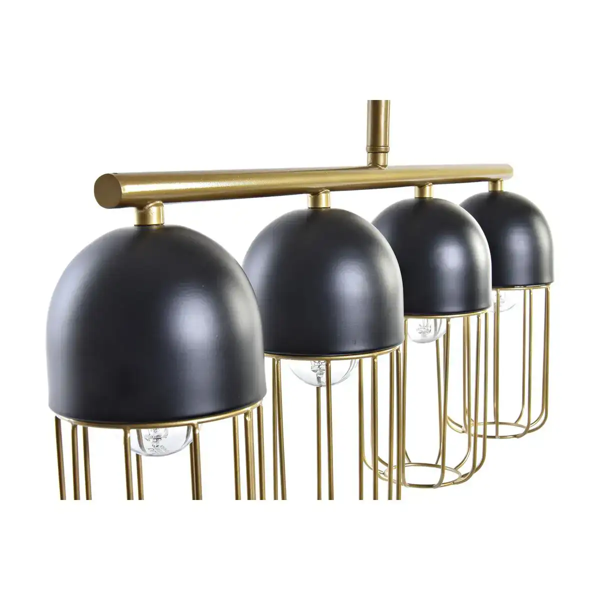 Suspension dkd home decor noir dore 220 v 50 w 60 x 11 x 26 cm _5856. DIAYTAR COTE D'IVOIRE - Là où Chaque Produit a son Propre Éclat. Explorez notre boutique en ligne et trouvez des articles qui ajoutent de la brillance à votre quotidien.