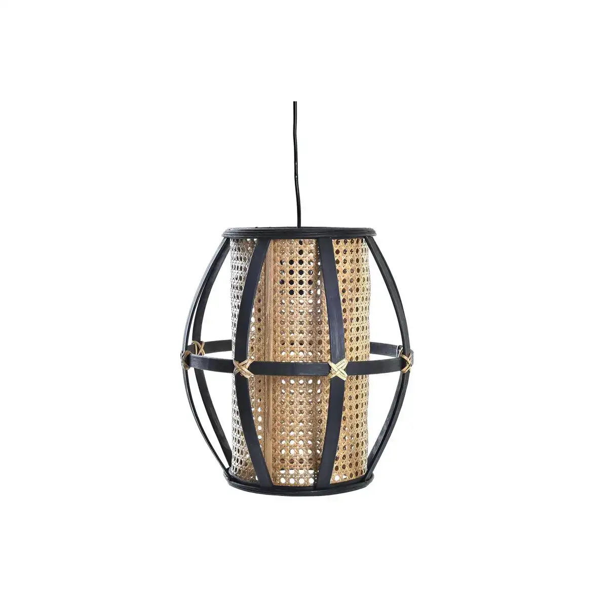 Suspension dkd home decor noir marron 220 v 50 w 34 x 34 x 35 cm _6918. DIAYTAR COTE D'IVOIRE - Où le Shopping Devient une Aventure Culturelle. Plongez dans notre univers de produits qui célèbrent l'héritage et l'artisanat du Côte d'Ivoire.