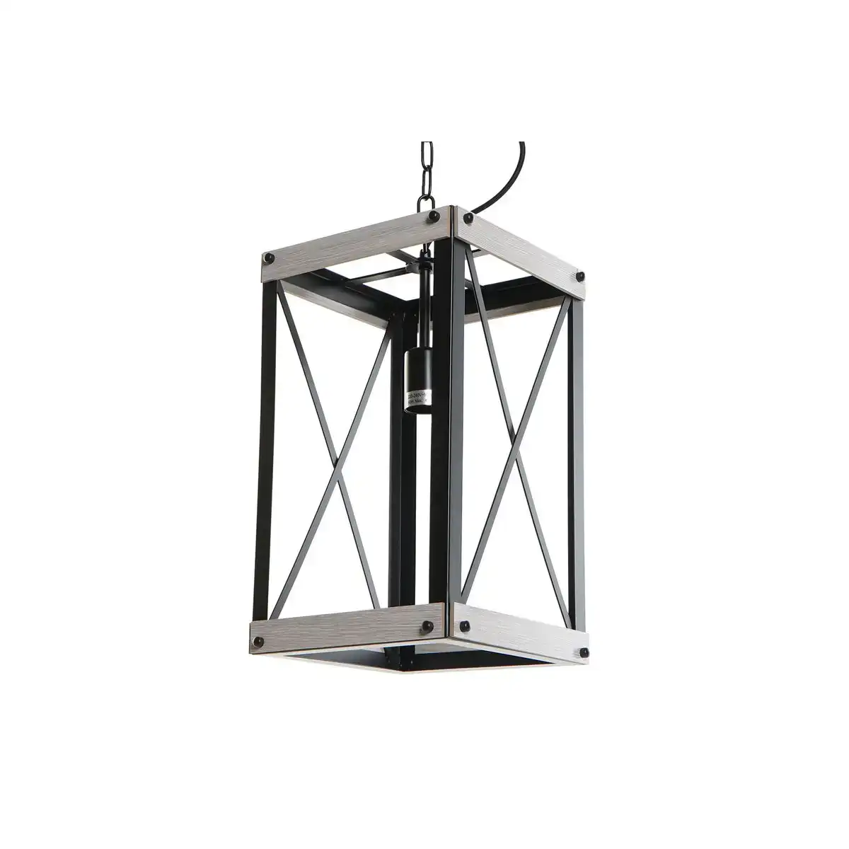 Suspension dkd home decor noir metal marron 220 v 50 w 25 x 25 x 43 cm _8814. DIAYTAR COTE D'IVOIRE - Où la Tradition s'Harmonise avec le Moderne. Parcourez notre gamme diversifiée et choisissez des produits qui révèlent l'âme du Côte d'Ivoire.