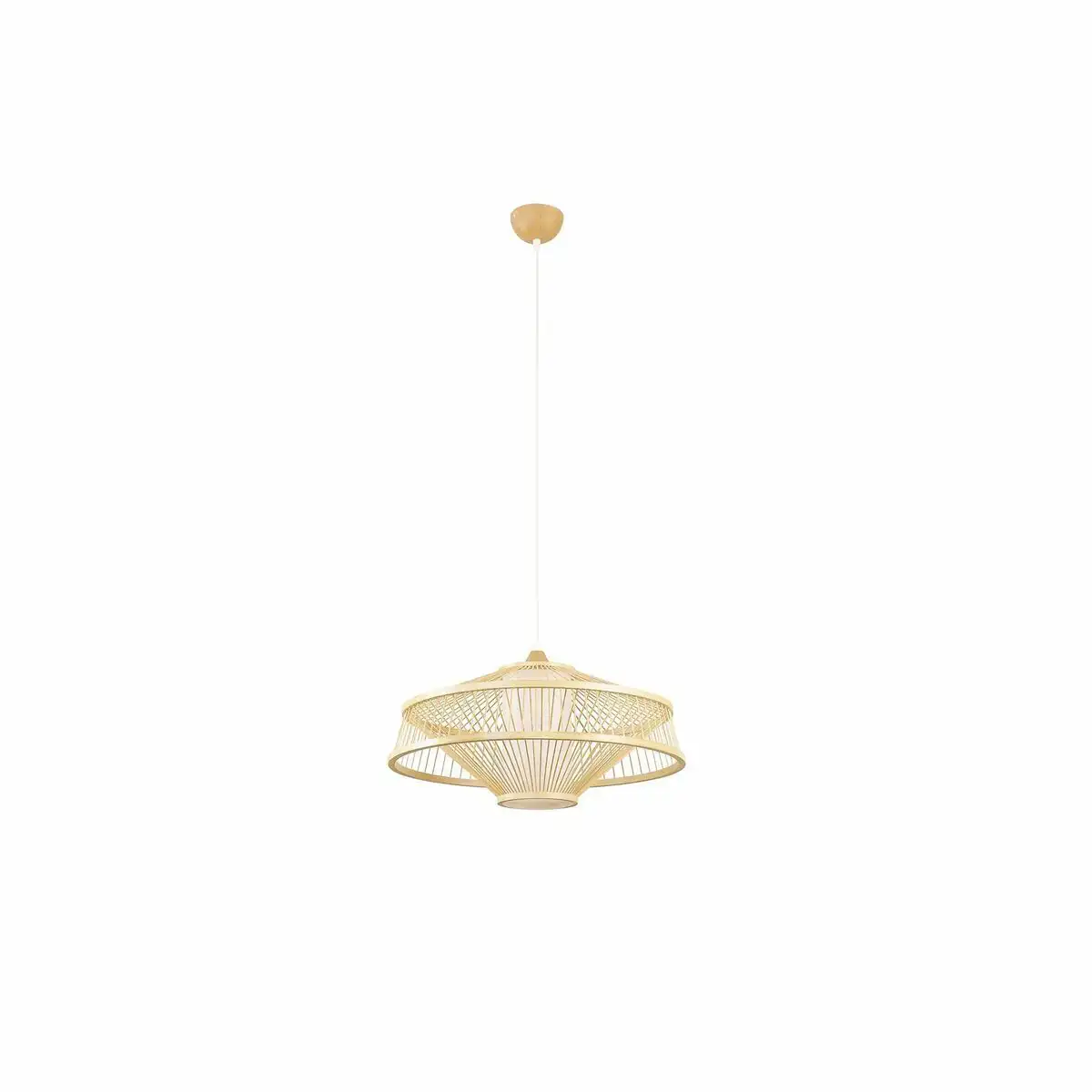 Suspension dkd home decor polyester bambou 50 x 50 x 23 cm _5131. DIAYTAR COTE D'IVOIRE - Là où la Beauté Rencontre la Fonctionnalité. Parcourez notre sélection pour trouver des produits qui allient esthétique et praticité, pour un quotidien sublimé.