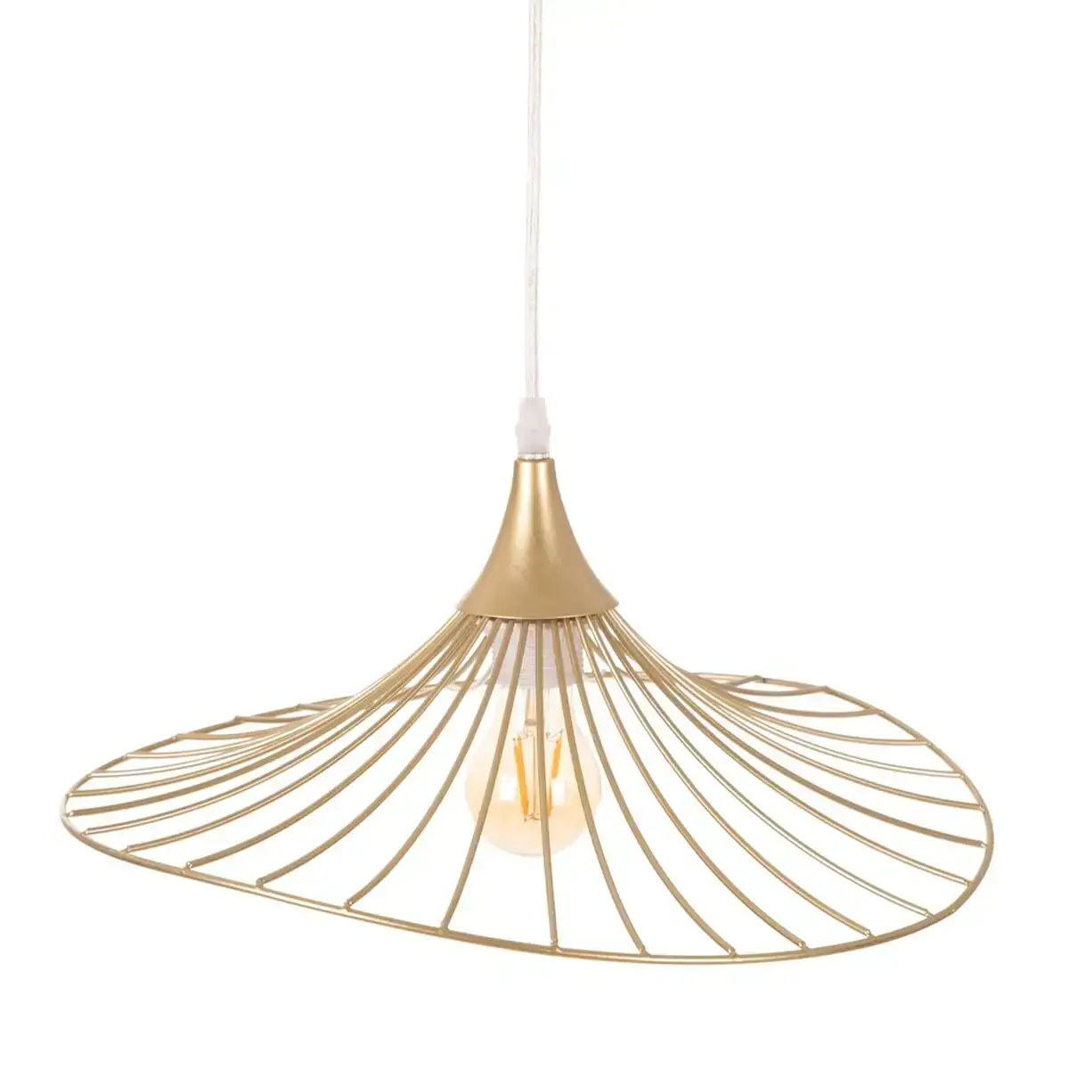 Suspension dore metal 40 x 40 x 20 cm_2617. DIAYTAR COTE D'IVOIRE - Où la Tradition Renouvelée Rencontre l'Innovation. Explorez notre gamme de produits qui fusionnent l'héritage culturel avec les besoins contemporains.