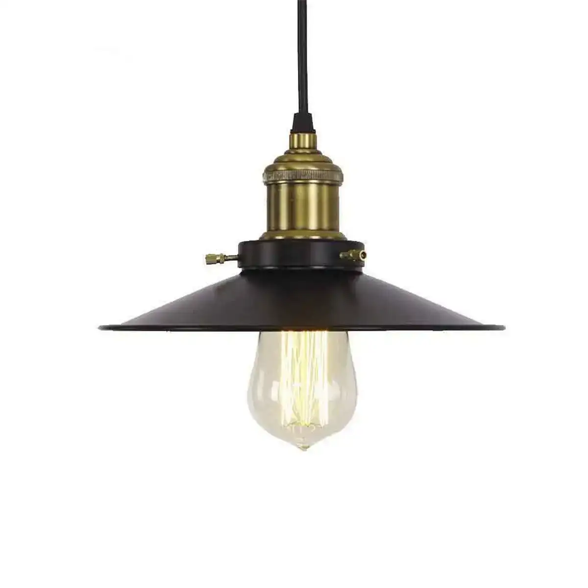 Suspension edm noir vintage metal e27 60 w o 22 x 14 cm _7527. DIAYTAR COTE D'IVOIRE - Là où la Découverte est au Rendez-vous. Plongez dans notre catalogue et trouvez des articles qui éveilleront votre curiosité et élargiront vos horizons.