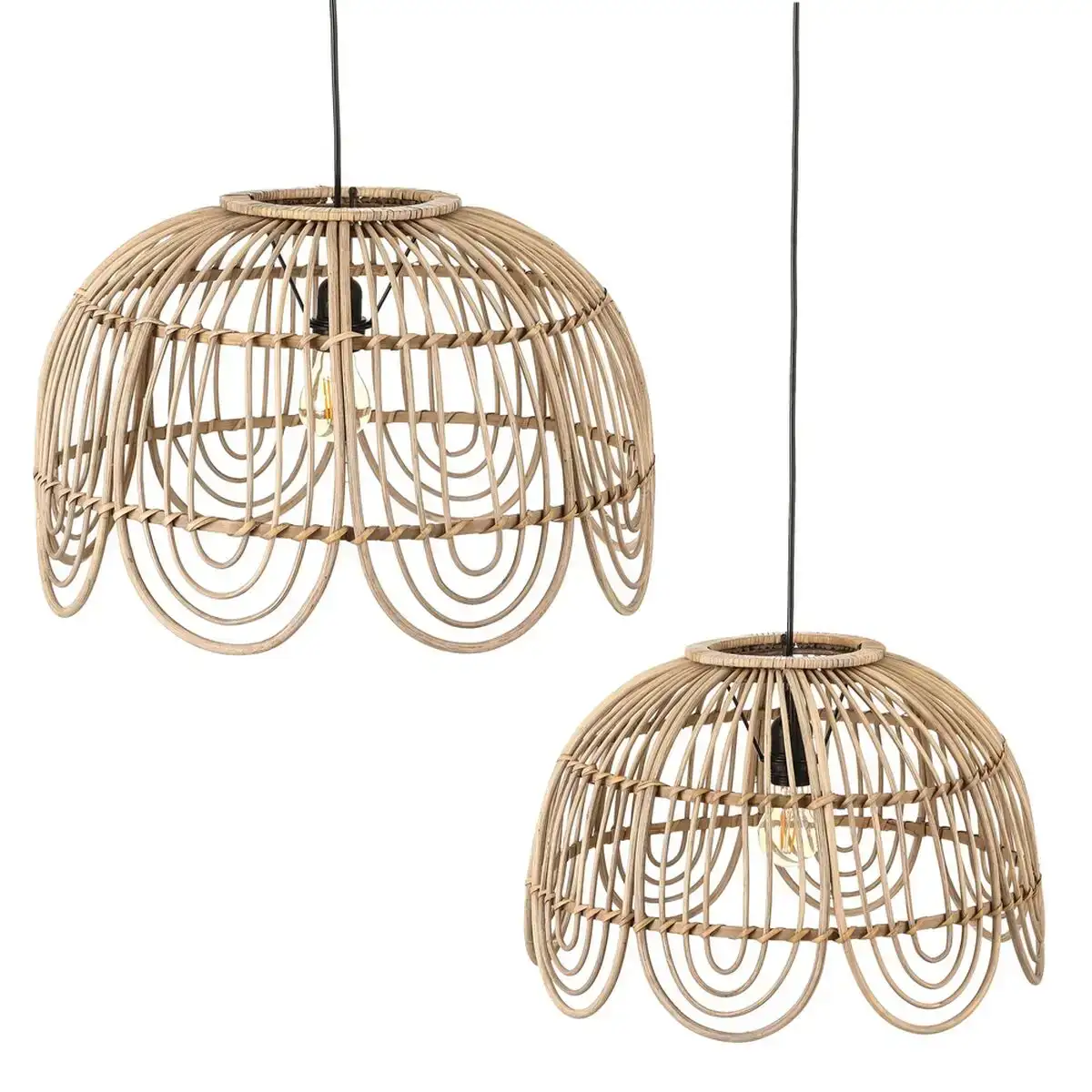 Suspension semana 49 x 49 x 33 cm naturel 2 unites _6156. DIAYTAR COTE D'IVOIRE - Où la Mode et le Confort se Rencontrent. Plongez dans notre univers de produits et trouvez des articles qui vous habillent avec style et aisance.