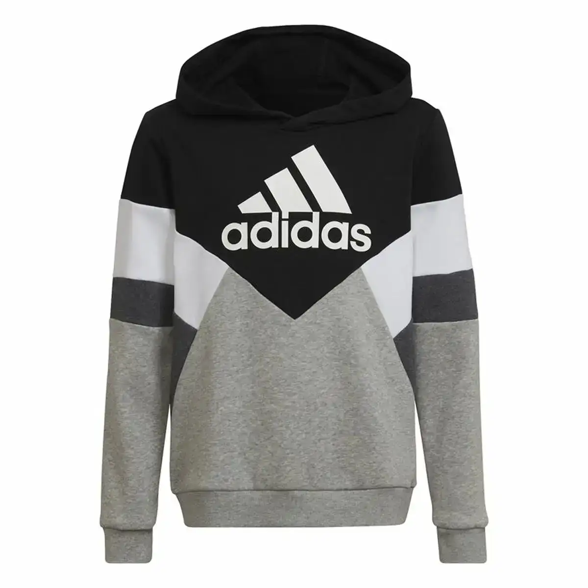 Sweat a capuche enfant adidas colorblock fleece noir gris_7618. Votre Destination de Choix: DIAYTAR COTE D'IVOIRE - Où l'Authenticité Rencontre la Commodité. Faites l'expérience de magasiner en ligne pour des articles qui incarnent la richesse culturelle et la modernité du Côte d'Ivoire.