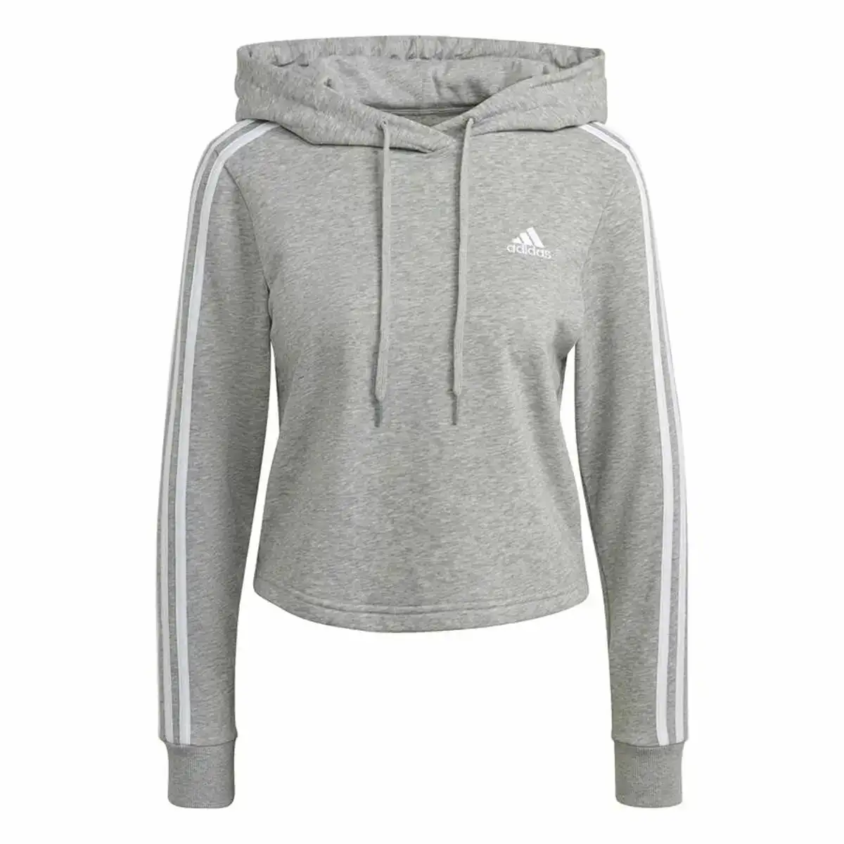 Sweat a capuche femme adidas essentials 3 stripes crooped gris_5644. DIAYTAR COTE D'IVOIRE - Votre Destinée Shopping Personnalisée. Plongez dans notre boutique en ligne et créez votre propre expérience de shopping en choisissant parmi nos produits variés.