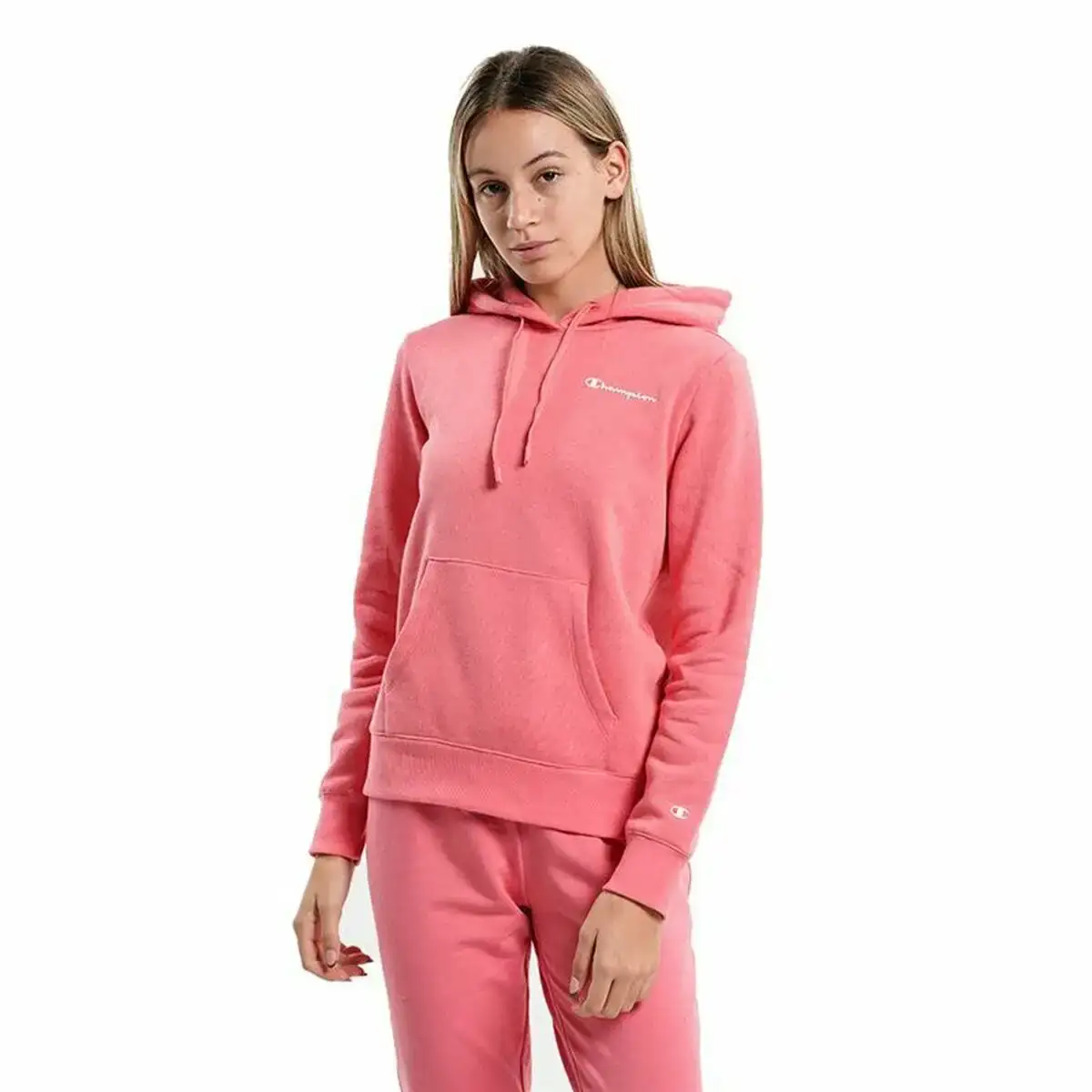 Sweat a capuche femme champion rose_2058. Entrez dans l'Univers de DIAYTAR COTE D'IVOIRE - Où Chaque Produit est une Découverte. Explorez notre gamme variée et trouvez des articles qui vous surprennent et vous inspirent.