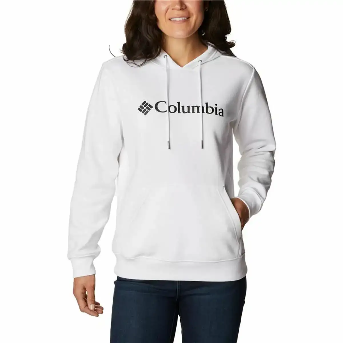 Sweat a capuche femme columbia logo blanc_6677. DIAYTAR COTE D'IVOIRE - Votre Oasis de Shopping en Ligne. Explorez notre boutique et découvrez des produits qui ajoutent une touche de magie à votre quotidien.