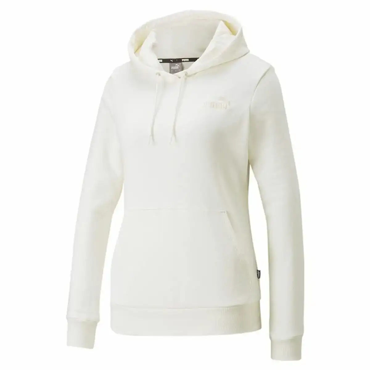 Sweat a capuche femme puma essentials embroidery blanc_1483. Bienvenue chez DIAYTAR COTE D'IVOIRE - Où Chaque Objet a son Histoire. Découvrez notre sélection méticuleuse et choisissez des articles qui racontent l'âme du Côte d'Ivoire.
