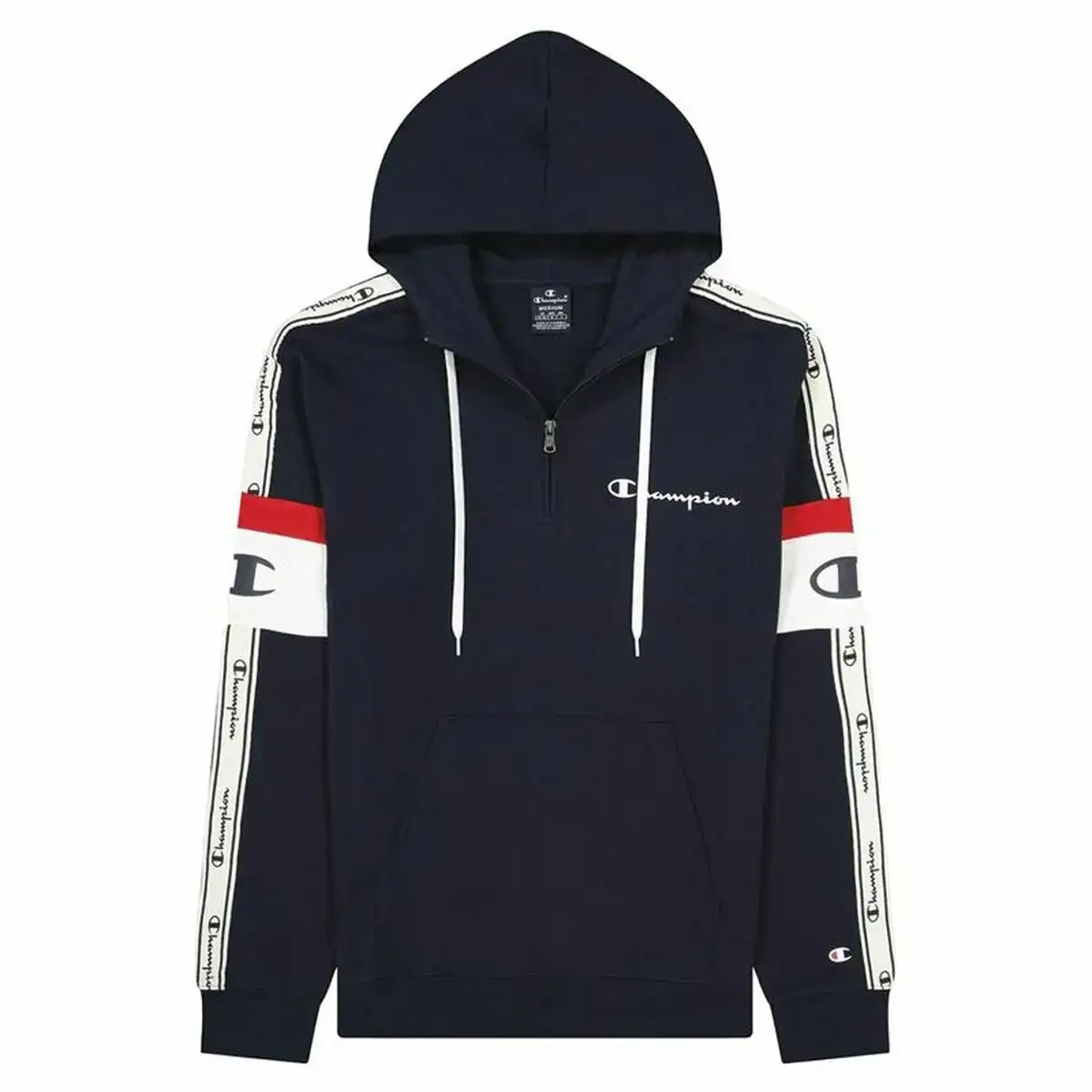Sweat a capuche homme champion arm stripe m blue marine_3648. DIAYTAR COTE D'IVOIRE - Votre Destination Shopping Inspirante. Explorez notre catalogue pour trouver des articles qui stimulent votre créativité et votre style de vie.