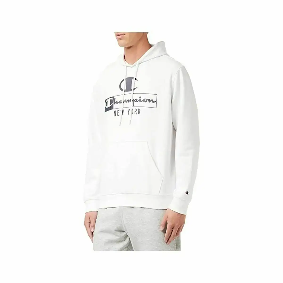 Sweat a capuche homme champion new york blanc_8493. DIAYTAR COTE D'IVOIRE - L'Art de Vivre en Couleurs. Découvrez notre boutique en ligne et trouvez des produits qui ajoutent une palette vibrante à votre quotidien.