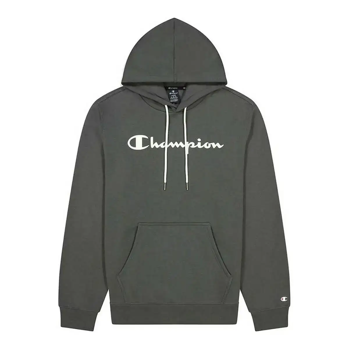 Sweat a capuche homme champion script logo print gris fonce_7016. DIAYTAR COTE D'IVOIRE - Où Choisir Rime avec Qualité. Découvrez notre sélection soigneusement conçue et choisissez des articles qui incarnent l'excellence et l'innovation.