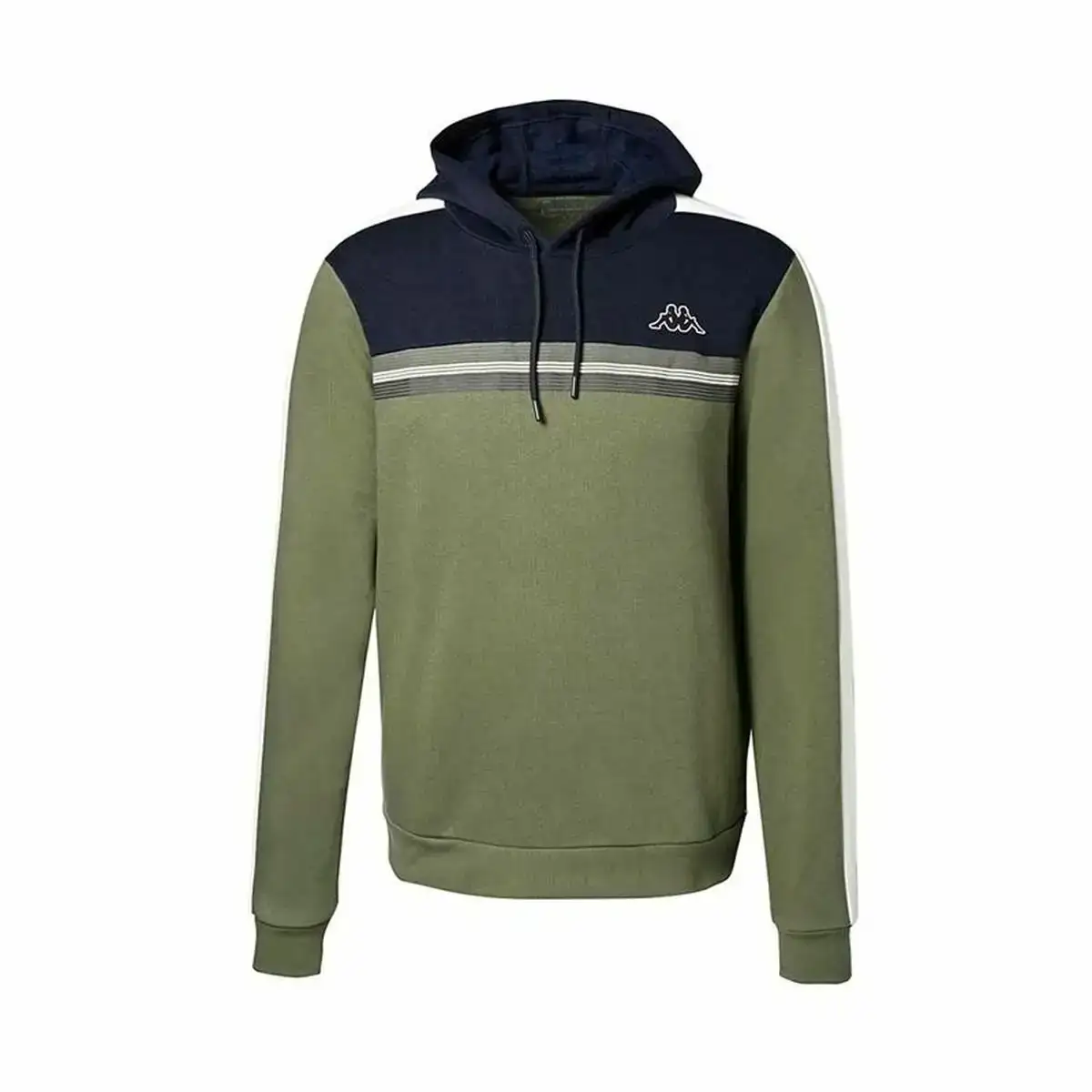 Sweat a capuche homme kappa olive_7706. DIAYTAR COTE D'IVOIRE - Votre Passage vers l'Élégance Abordable. Explorez notre collection où chaque produit est choisi pour sa qualité et son accessibilité, incarnant ainsi l'essence du Côte d'Ivoire.