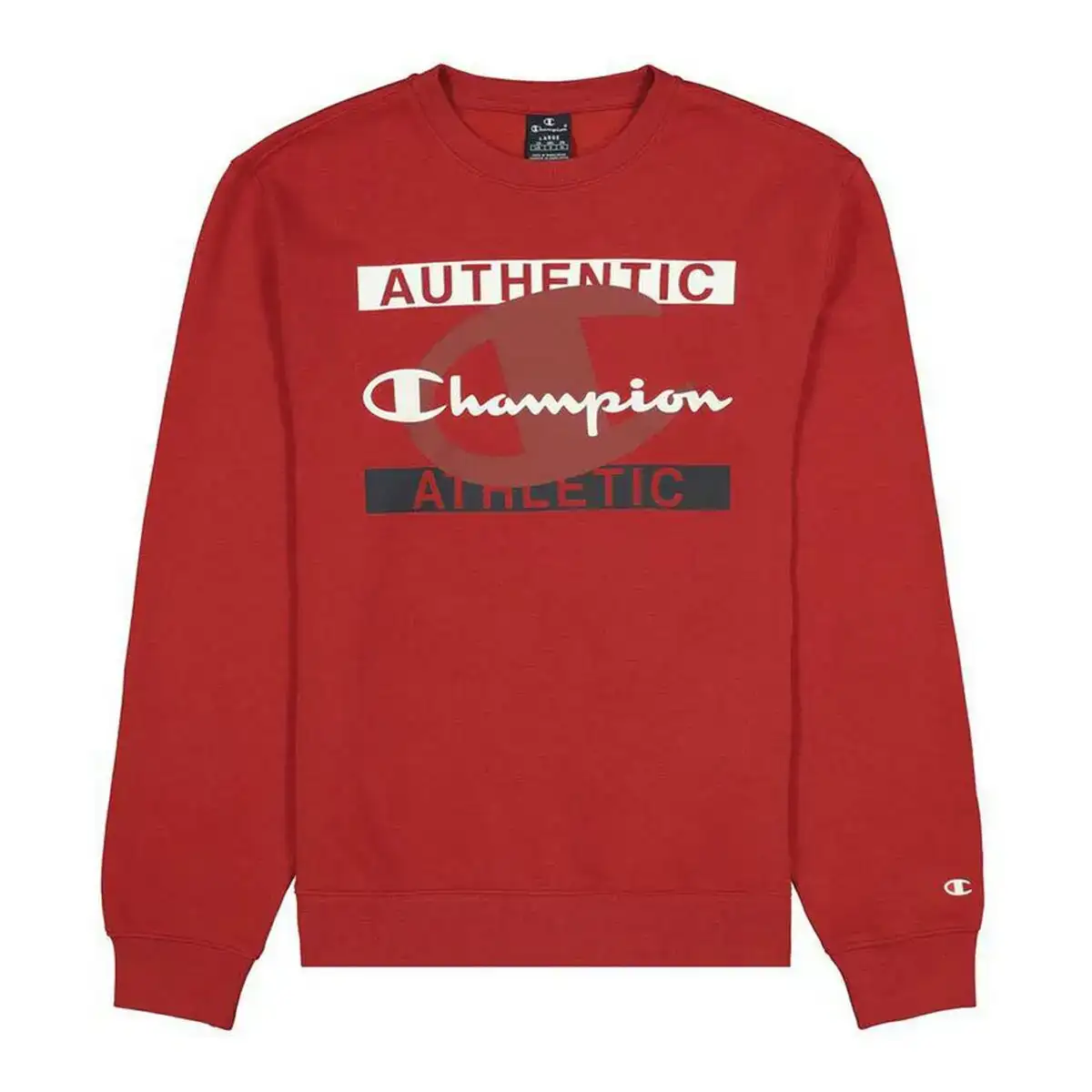 Sweat sans capuche champion authentic athletic rouge_1017. DIAYTAR COTE D'IVOIRE - Où Choisir est une Découverte. Parcourez notre catalogue et trouvez des articles qui éveillent votre curiosité et enrichissent votre expérience shopping.