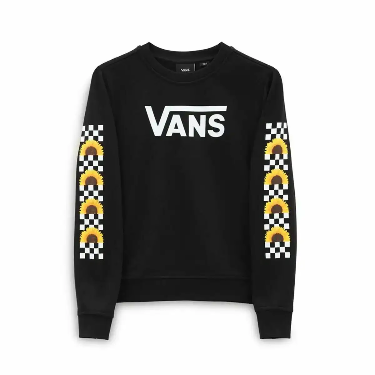Sweat sans capuche enfant vans sunlit noir_2815. DIAYTAR COTE D'IVOIRE - Là où Chaque Produit Est une Trouvaille. Parcourez notre catalogue diversifié et découvrez des articles qui enrichiront votre quotidien, du pratique à l'insolite.