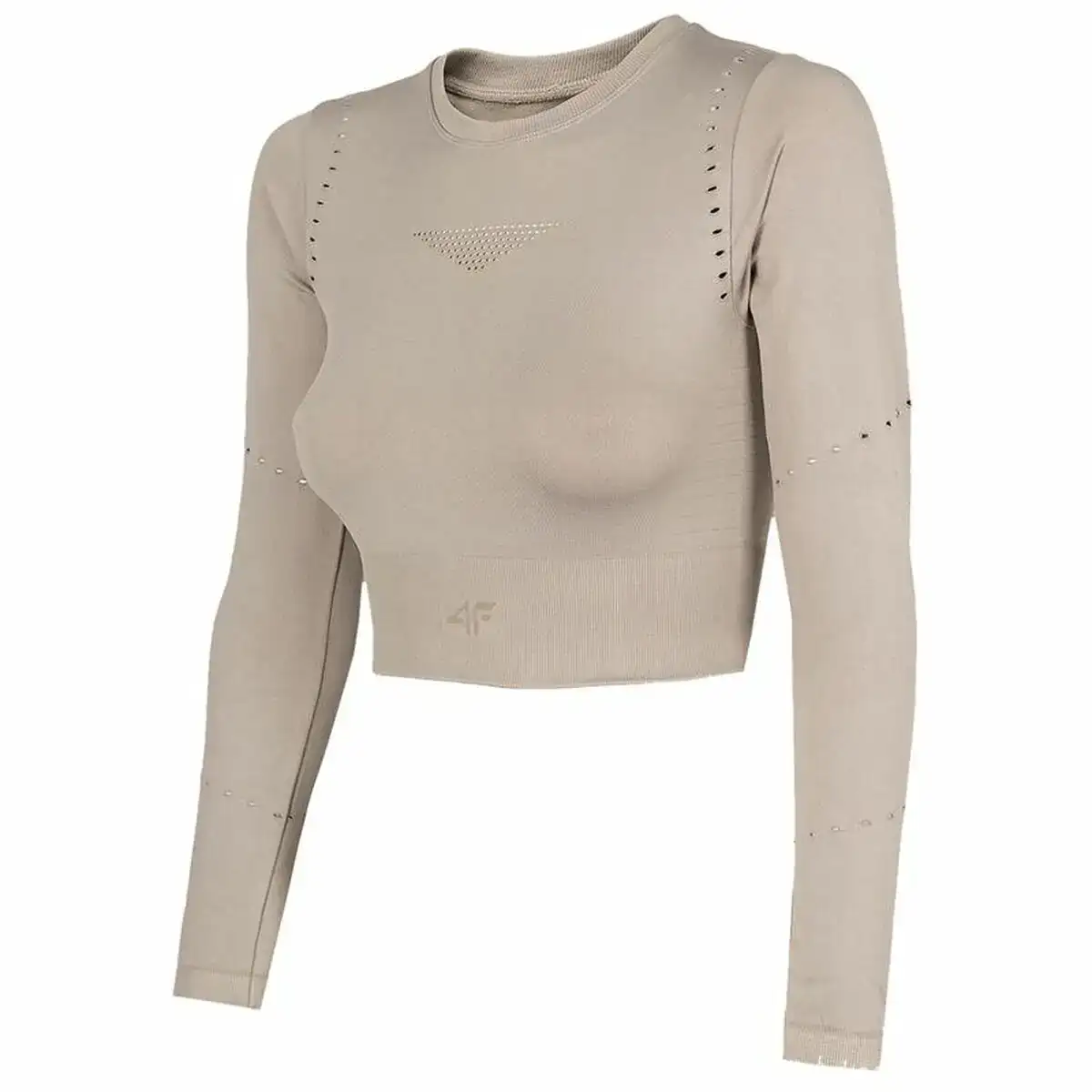 Sweat sans capuche femme 4f beige_5223. Bienvenue chez DIAYTAR COTE D'IVOIRE - Où Chaque Produit a son Âme. Découvrez notre gamme et choisissez des articles qui résonnent avec votre personnalité et vos valeurs.