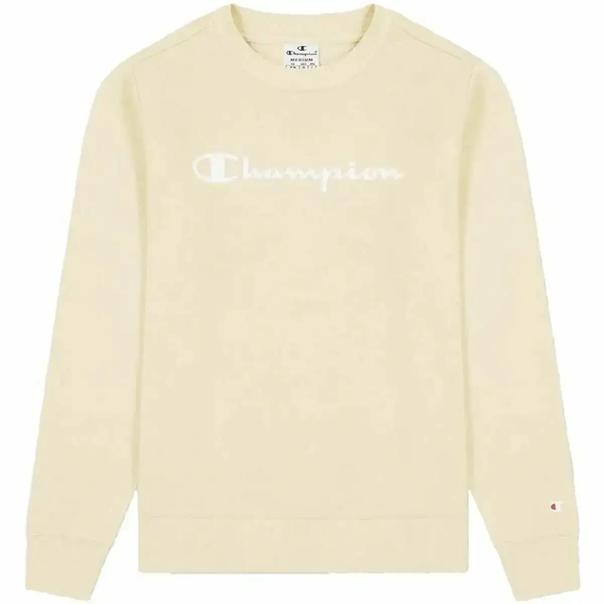 Sweat sans capuche femme Champion Jaune