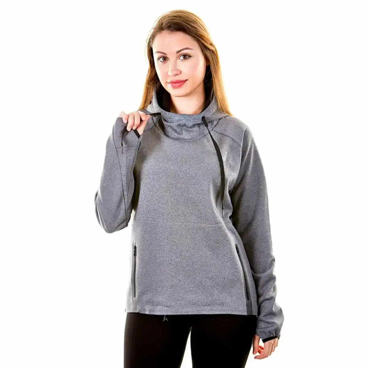 Sweat sans capuche femme joluvi kross gris fonce_8768. Bienvenue sur DIAYTAR COTE D'IVOIRE - Où Choisir est un Voyage Sensoriel. Plongez dans notre catalogue et trouvez des produits qui éveillent vos sens et embellissent votre quotidien.
