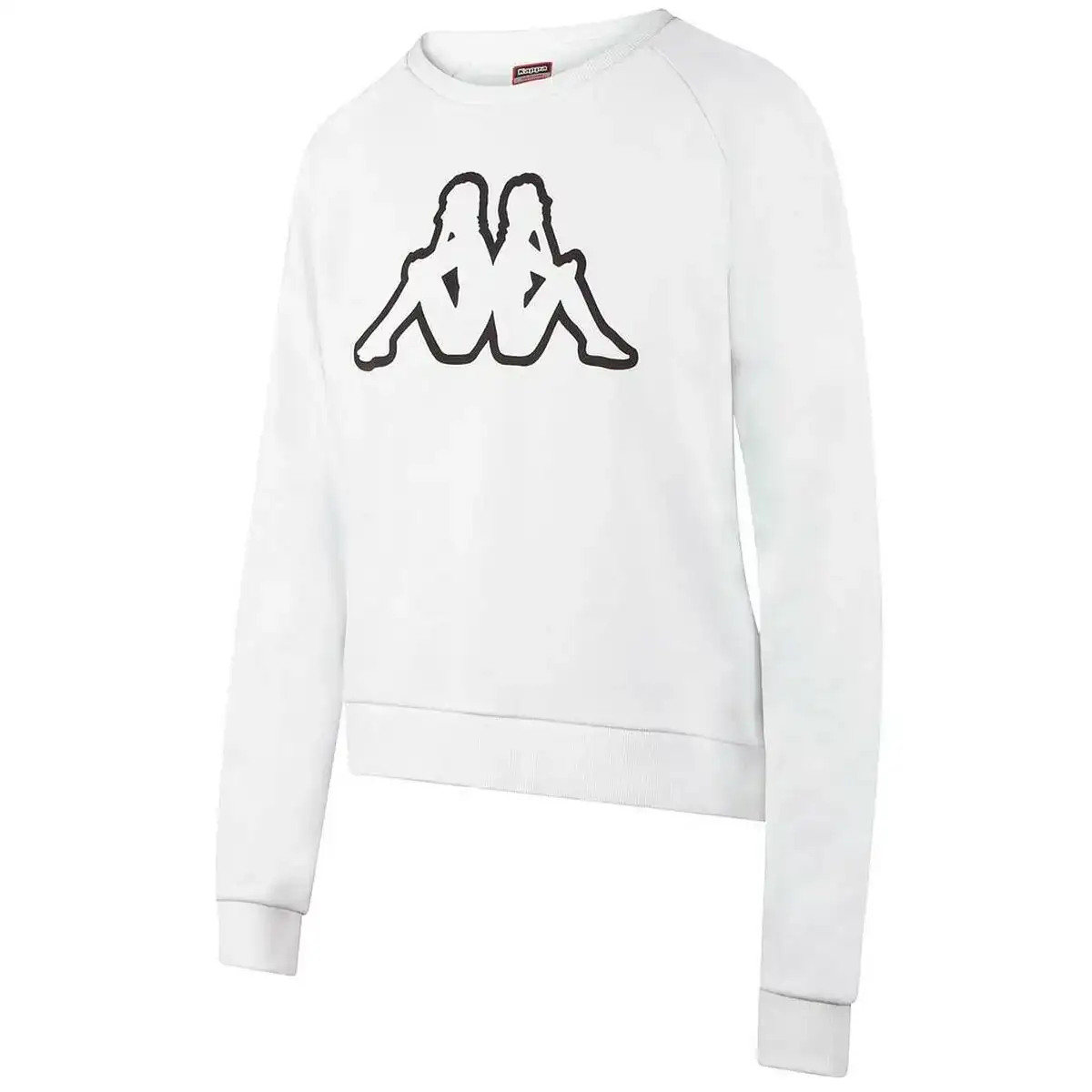 Sweat sans capuche femme logo tape dewel kappa blanc_1116. Entrez dans l'Univers de DIAYTAR COTE D'IVOIRE - Où Choisir est un Voyage. Explorez notre gamme diversifiée et trouvez des articles qui répondent à tous vos besoins et envies.