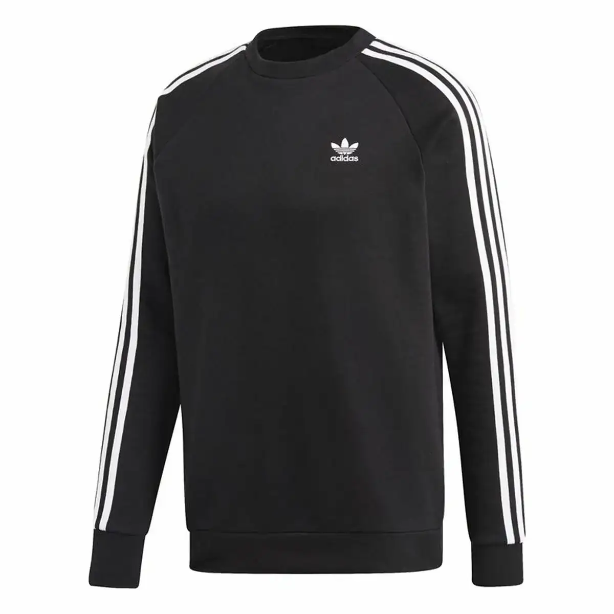 Sweat sans capuche homme adidas 3 stripes noir_4895. DIAYTAR COTE D'IVOIRE - Là où Choisir est une Célébration de l'Artisanat. Explorez notre gamme variée et choisissez des produits qui incarnent la tradition et le talent des artisans du Côte d'Ivoire.