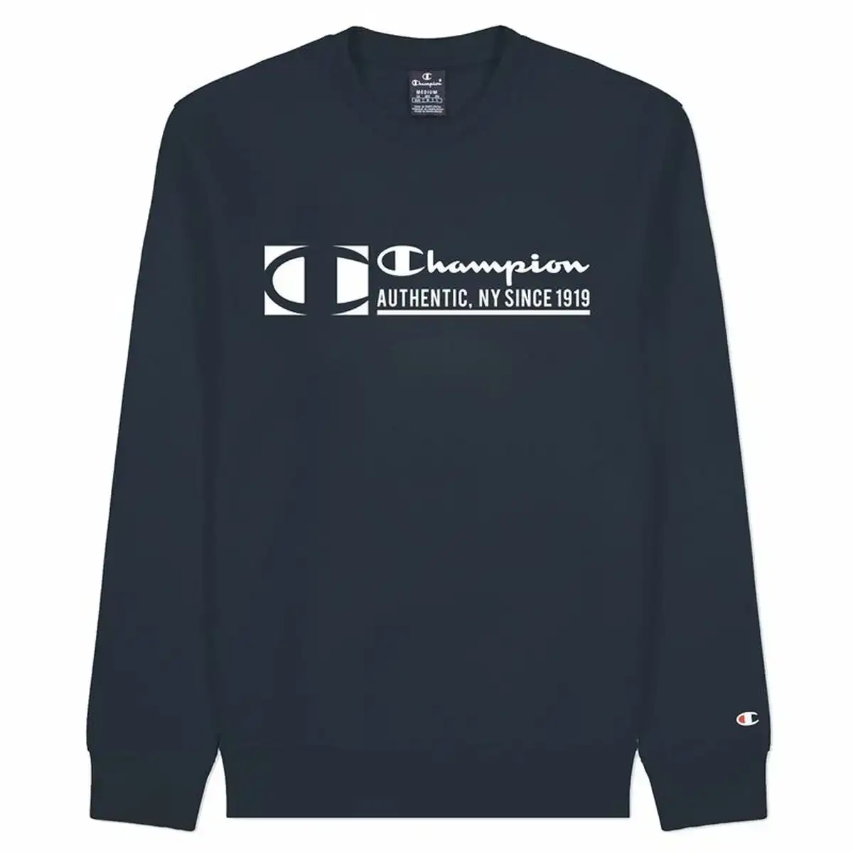 Sweat sans capuche homme champion authentic new york bleu fonce_1277. DIAYTAR COTE D'IVOIRE - Où l'Élégance Rencontre l'Authenticité. Naviguez à travers notre boutique en ligne et choisissez des produits qui incarnent le style et la tradition du Côte d'Ivoire.