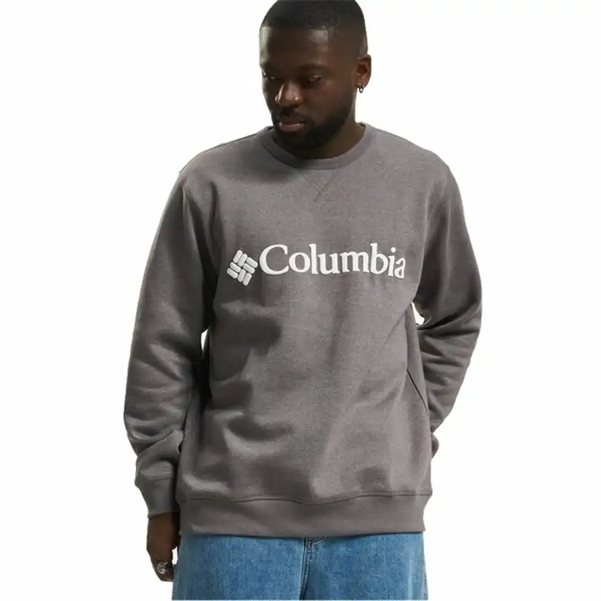 Sweat sans capuche homme columbia logo fleece crew gris fonce_7939. DIAYTAR COTE D'IVOIRE - Où Chaque Produit a son Histoire à Raconter. Parcourez notre catalogue et découvrez des articles qui portent en eux la passion et l'histoire du Côte d'Ivoire.