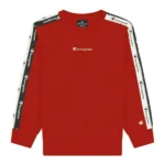 Sweat shirt enfant champion crewneck logo rouge_2686. DIAYTAR COTE D'IVOIRE - Votre Plateforme Shopping Engagée. Explorez notre catalogue et choisissez des produits qui reflètent notre dévouement envers la qualité et la satisfaction du client.
