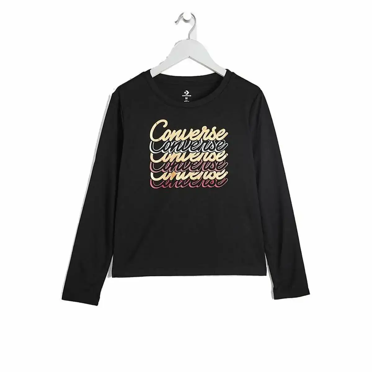Sweat shirt sans capuche fille converse shine graphic boxy noir_7776. DIAYTAR COTE D'IVOIRE - Votre Passage vers le Raffinement. Plongez dans notre univers de produits exquis et choisissez des articles qui ajoutent une touche de sophistication à votre vie.
