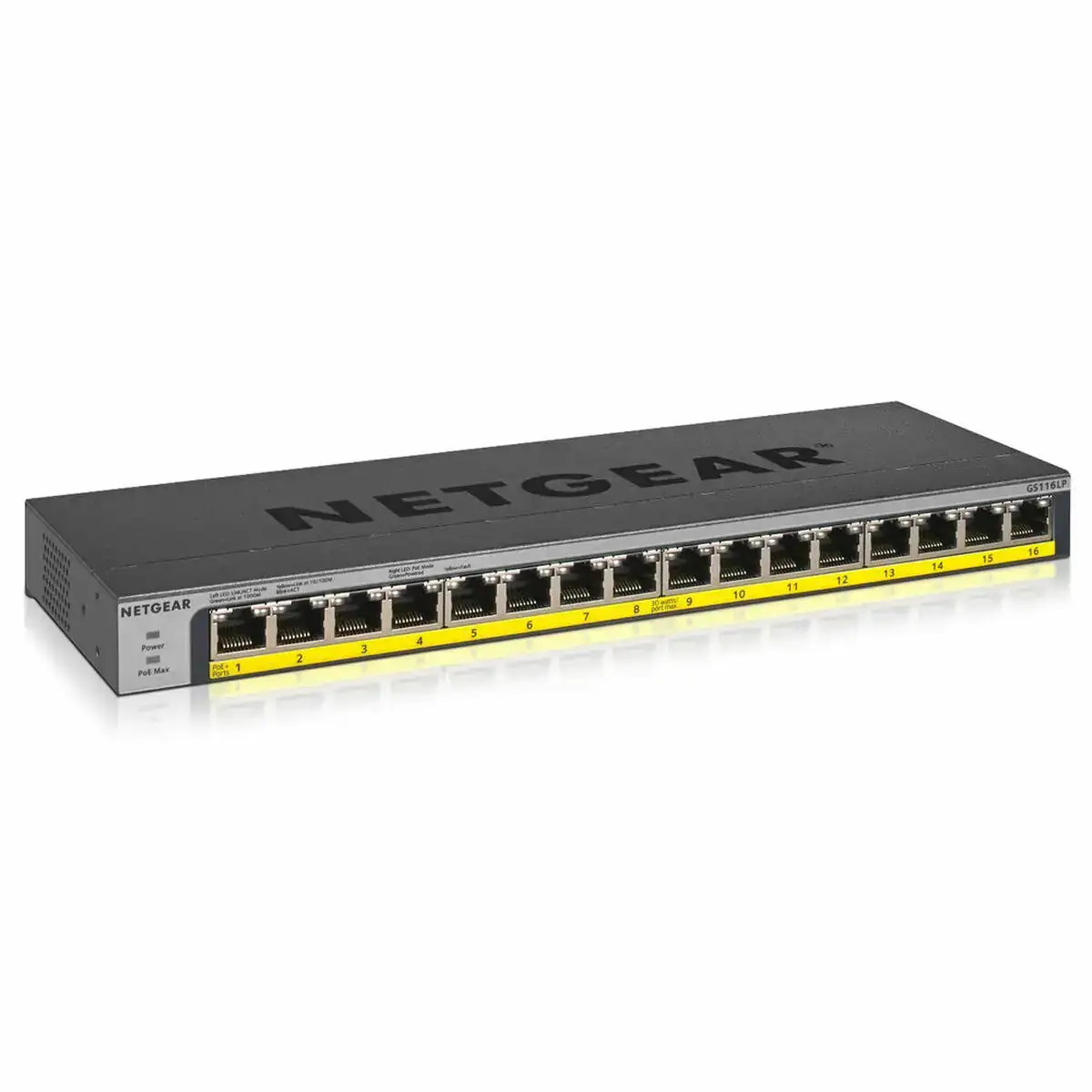 Switch netgear gs116lp 100eus noir rj 45 x 16_4696. DIAYTAR COTE D'IVOIRE - Votre Destination Shopping Incontournable. Parcourez nos rayons virtuels et trouvez des articles qui répondent à tous vos besoins, du quotidien à l'exceptionnel.