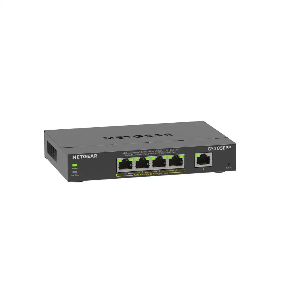 Switch netgear gs305epp 100pes _2894. Bienvenue sur DIAYTAR COTE D'IVOIRE - Votre Fenêtre sur le Shopping Moderne. Parcourez notre boutique en ligne et découvrez des produits qui incarnent l'évolution du style et de la qualité.
