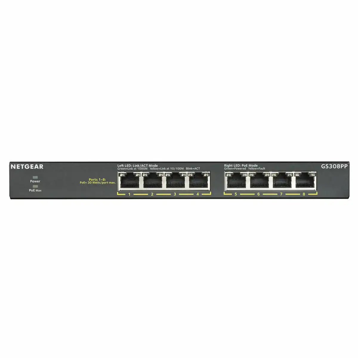 Switch netgear gs308pp 100eus rj 45_5797. DIAYTAR COTE D'IVOIRE - Où la Qualité est Notre Engagement. Explorez notre boutique en ligne pour découvrir des produits conçus pour vous apporter satisfaction et plaisir.