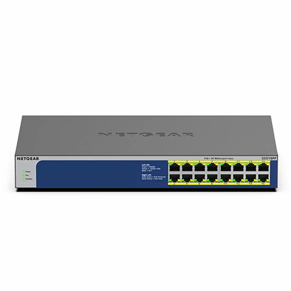 Switch netgear gs516pp 100eus _2360. DIAYTAR COTE D'IVOIRE - L'Art de Choisir, l'Art de Vivre. Parcourez notre boutique en ligne et choisissez parmi des produits de qualité qui ajoutent de l'élégance à votre quotidien.