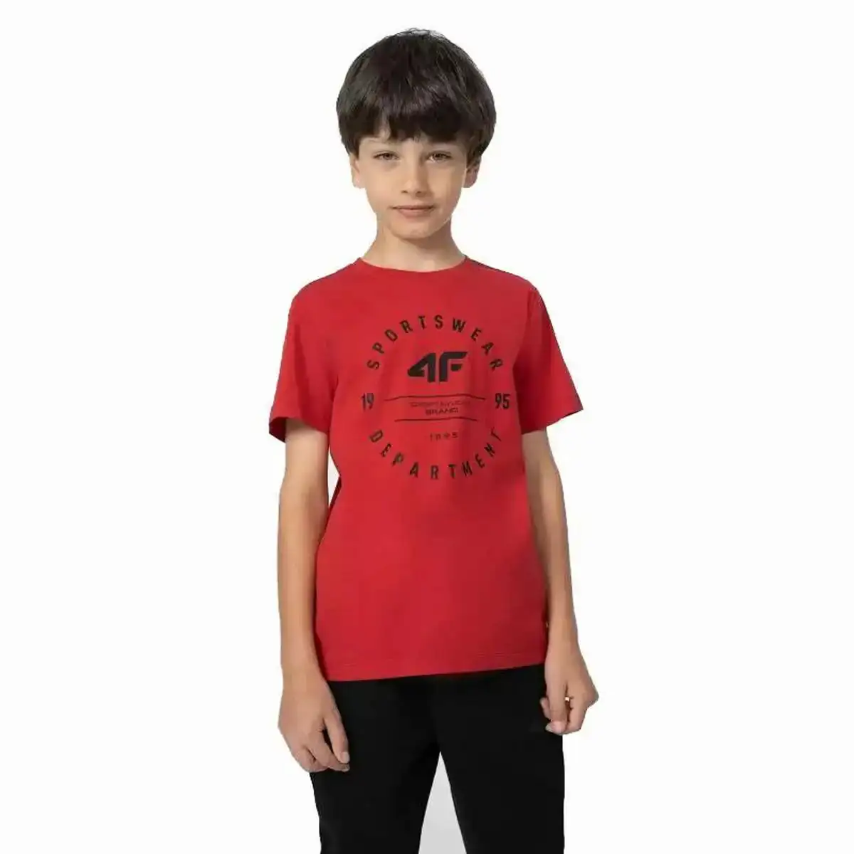 T shirt a manches courtes enfant 4f m294 rouge_4786. DIAYTAR COTE D'IVOIRE - L'Art de Choisir, l'Art de Vivre. Explorez notre univers de produits soigneusement sélectionnés pour vous offrir une expérience shopping riche et gratifiante.