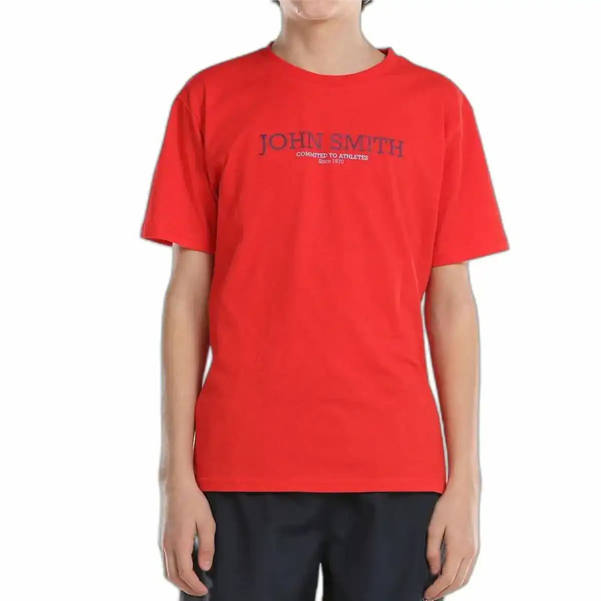T shirt a manches courtes enfant john smith efebo rouge_2007. DIAYTAR COTE D'IVOIRE - Votre Destination Shopping Authentique. Explorez notre boutique en ligne et découvrez des trésors qui reflètent l'âme du Côte d'Ivoire, pour une expérience shopping unique.