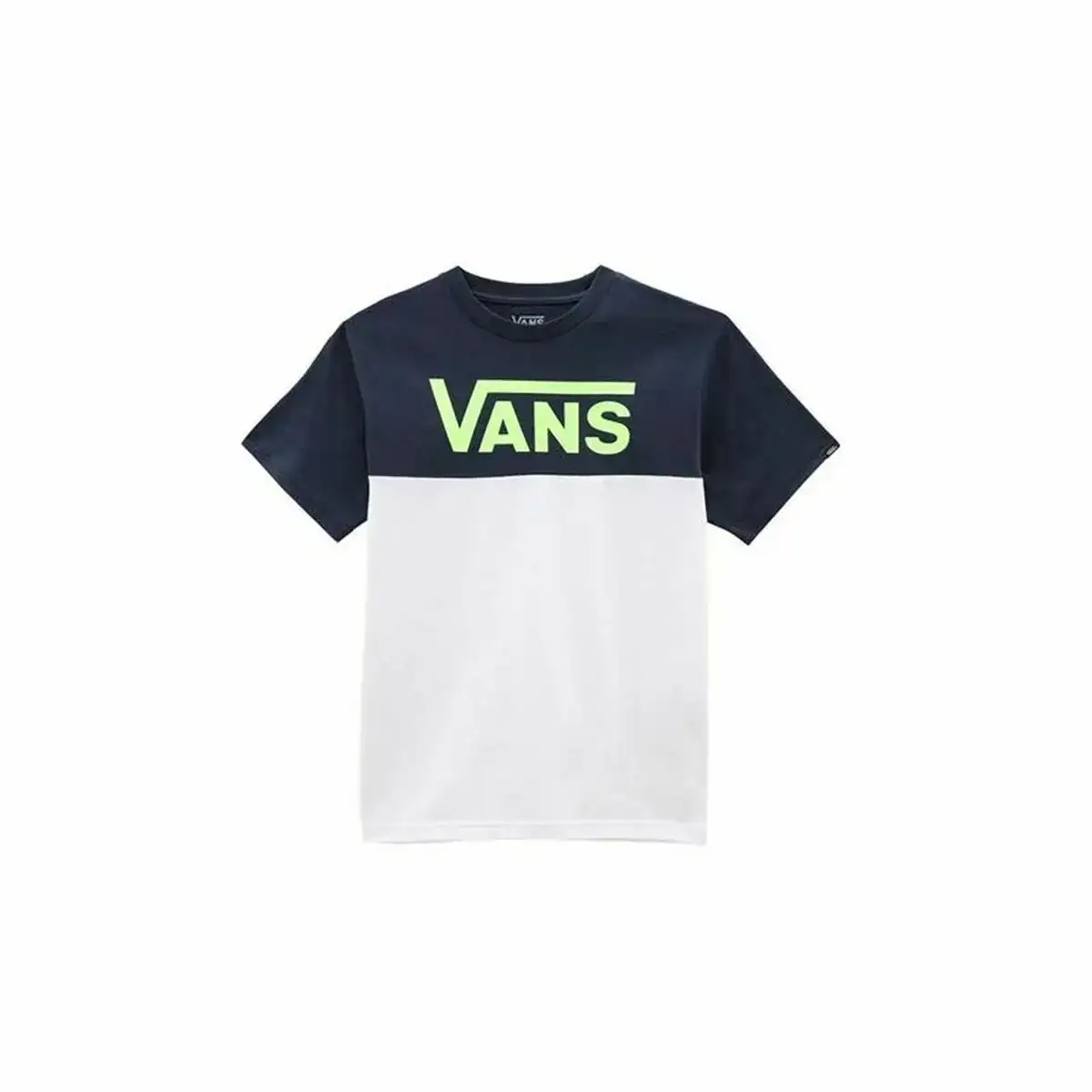 T shirt a manches courtes enfant vans classic block bleu fonce_4635. Bienvenue chez DIAYTAR COTE D'IVOIRE - Là où les Désirs Prendent Vie. Explorez notre boutique en ligne et laissez-vous séduire par des articles qui font écho à vos aspirations et à votre style unique.